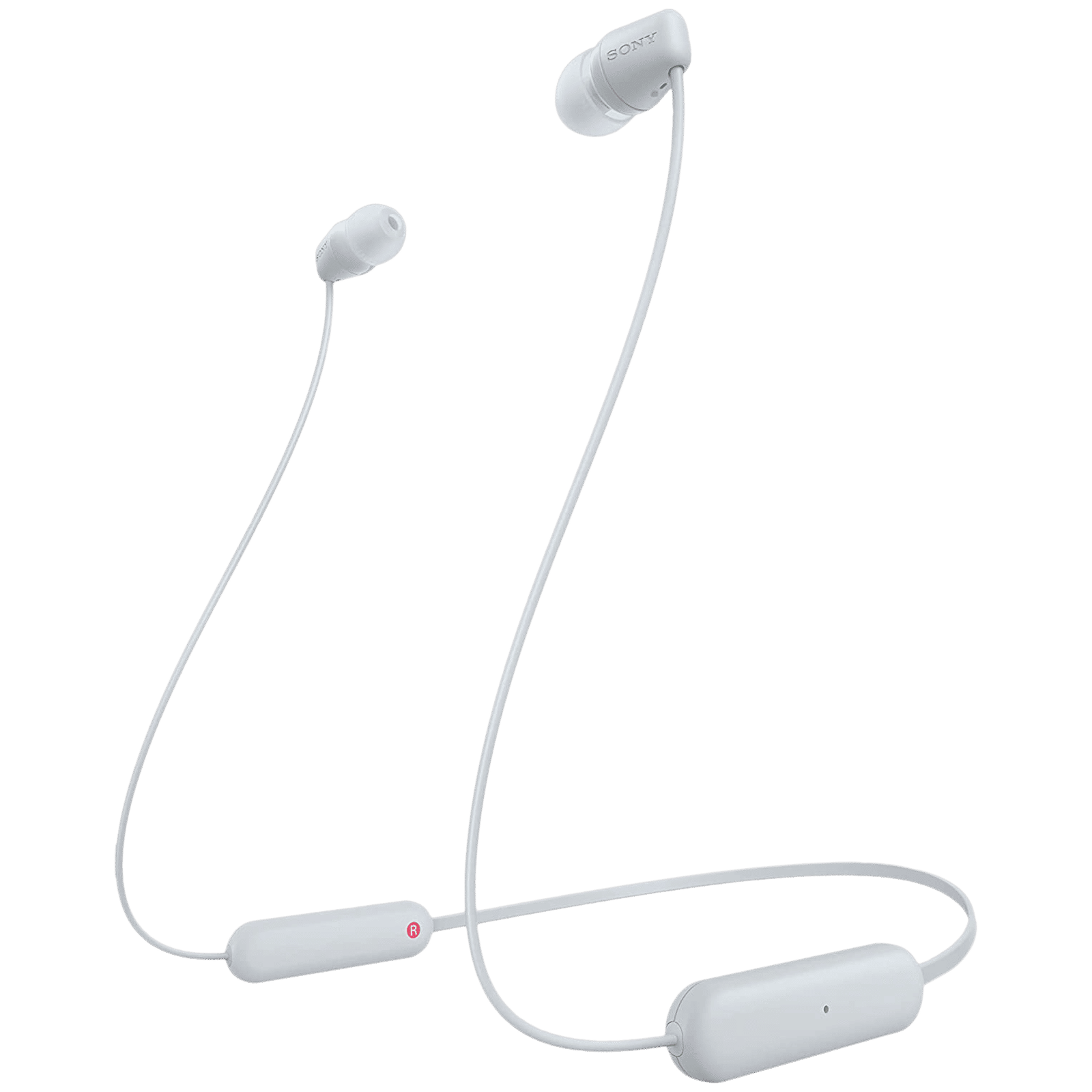 SONY WI-C100 Neckband (IPX4 Sweat & Splashproof, 25 Hours Playtime, White)