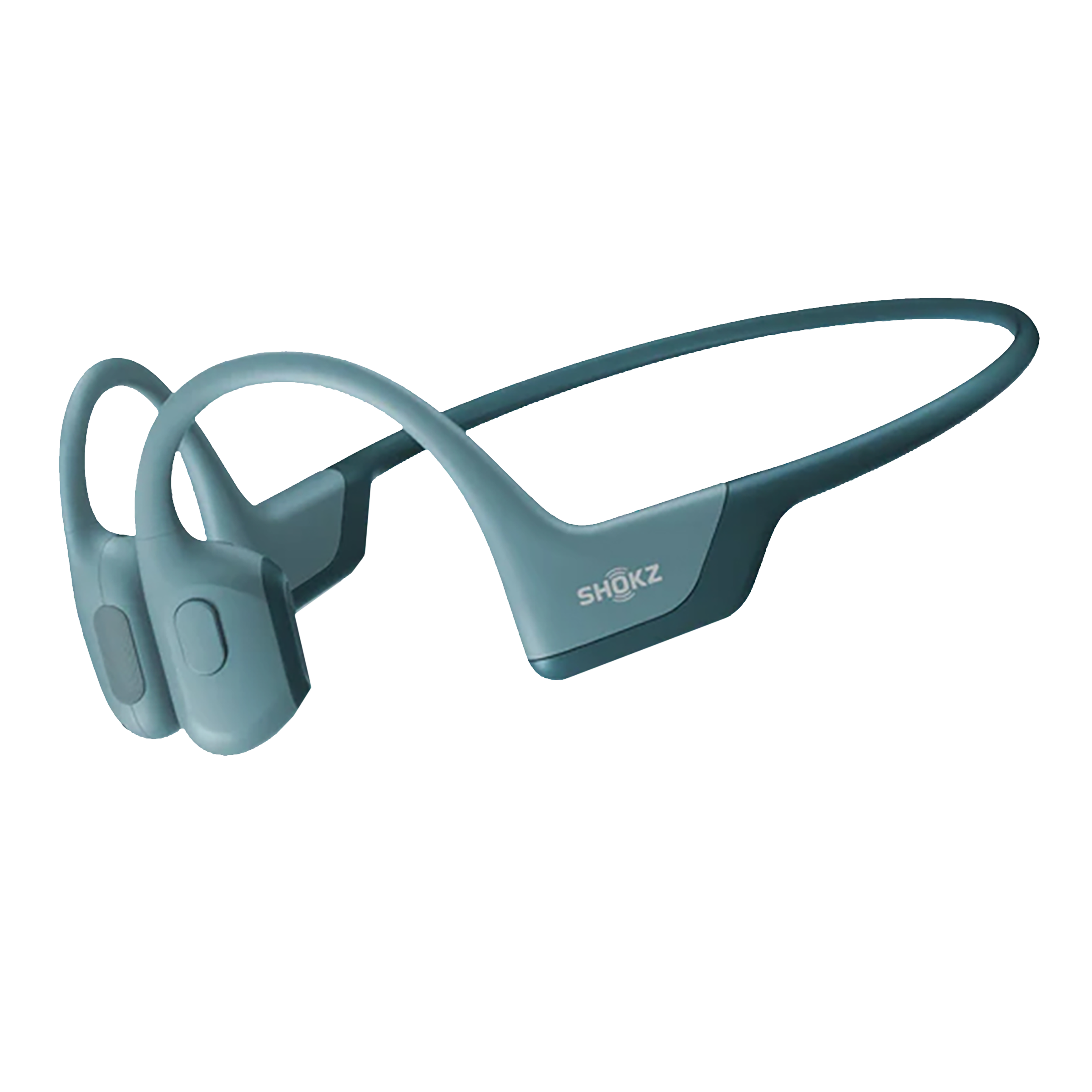 SHOKZ OpenRun Pro Bone Conduction Bluetooth Headphone with Noise Isolation (IP55 Water Resistant, Premium Sound, Blue)