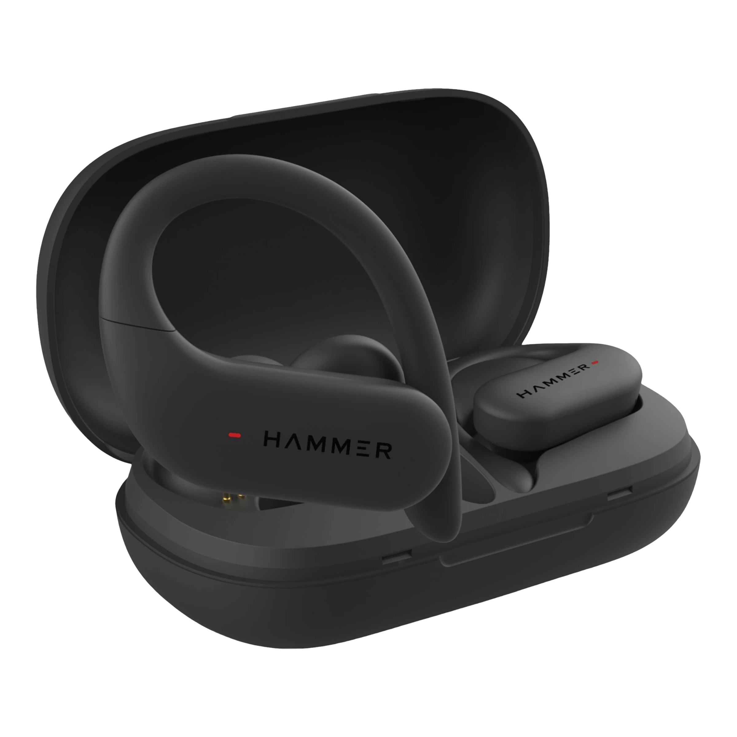 HAMMER KO TWS Earbuds (IPX4 Water Resistant, 20 Hours Playtime, Black)