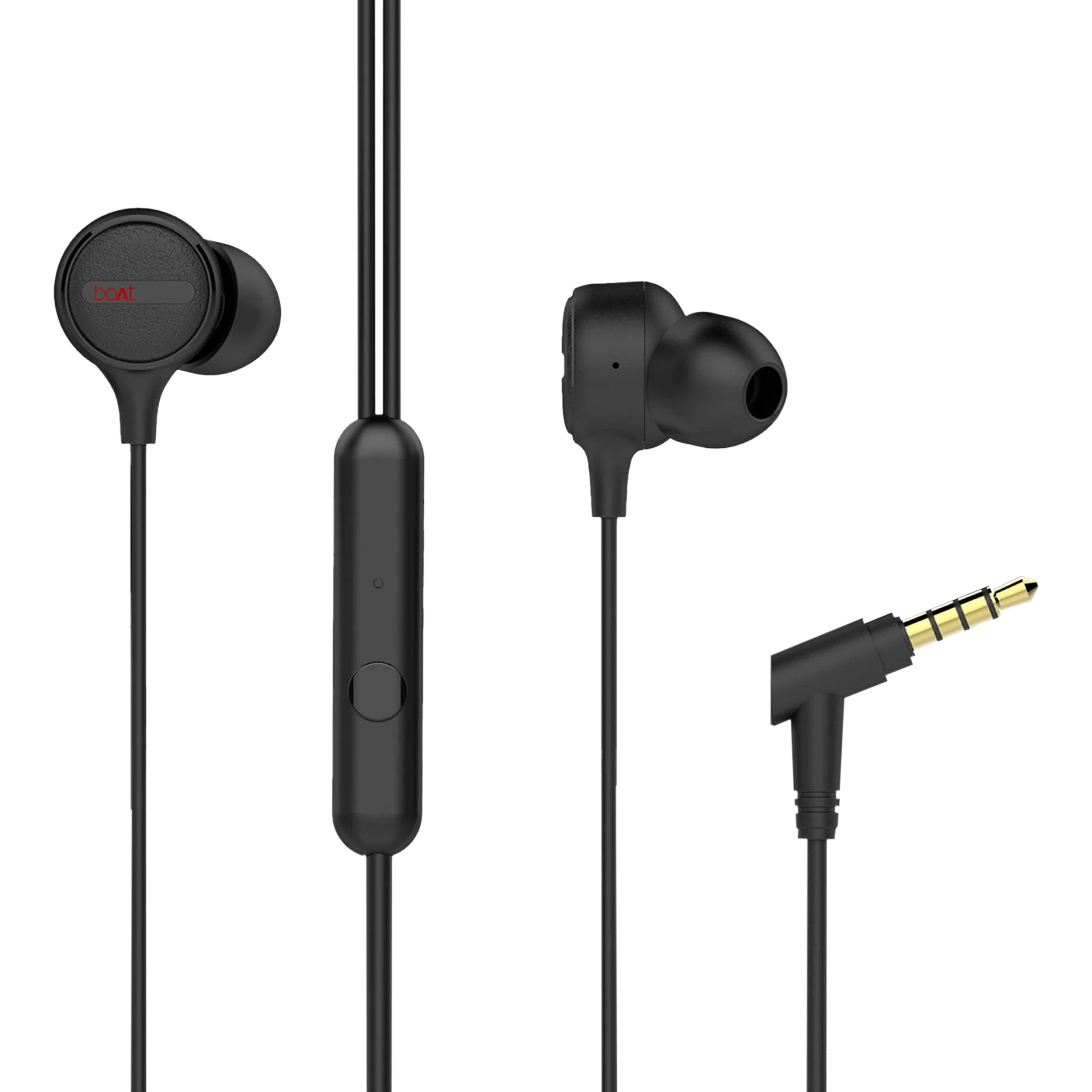 Buy boAt BassHeads 103 Wired Earphone with Mic (In Ear, Black