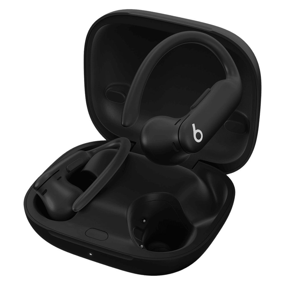 beats Powerbeats Pro 2 MX723ZM/A TWS Earbuds with Active Noise Cancellation (IPX4 Sweat & Water Resistant, Heart-rate Monitoring, Jet Black)