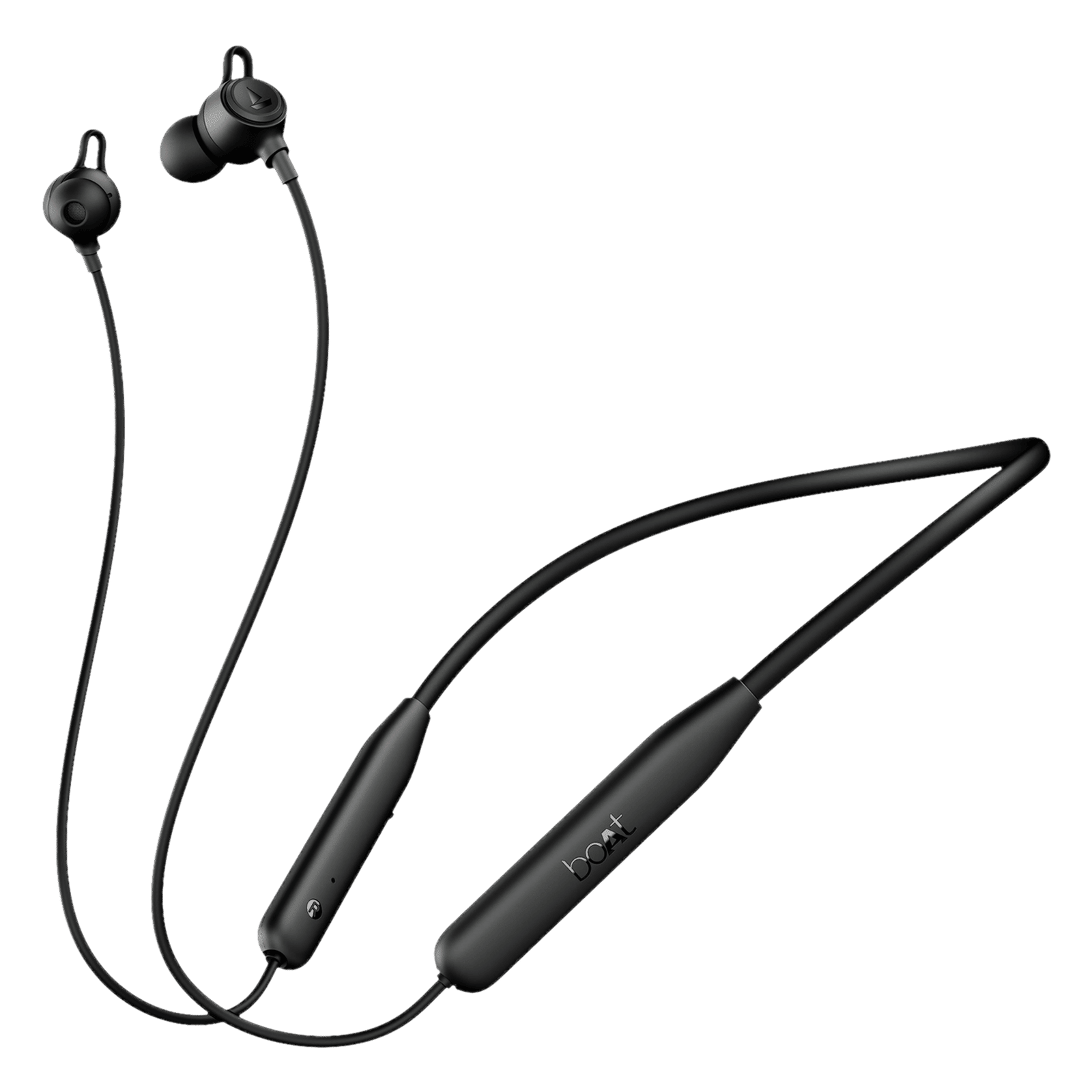 boAt Rockerz 200 Neckband with Environmental Noise Cancellation (IPX5 Water & Sweat Resistant, 60 Hours Playtime, Active Black)