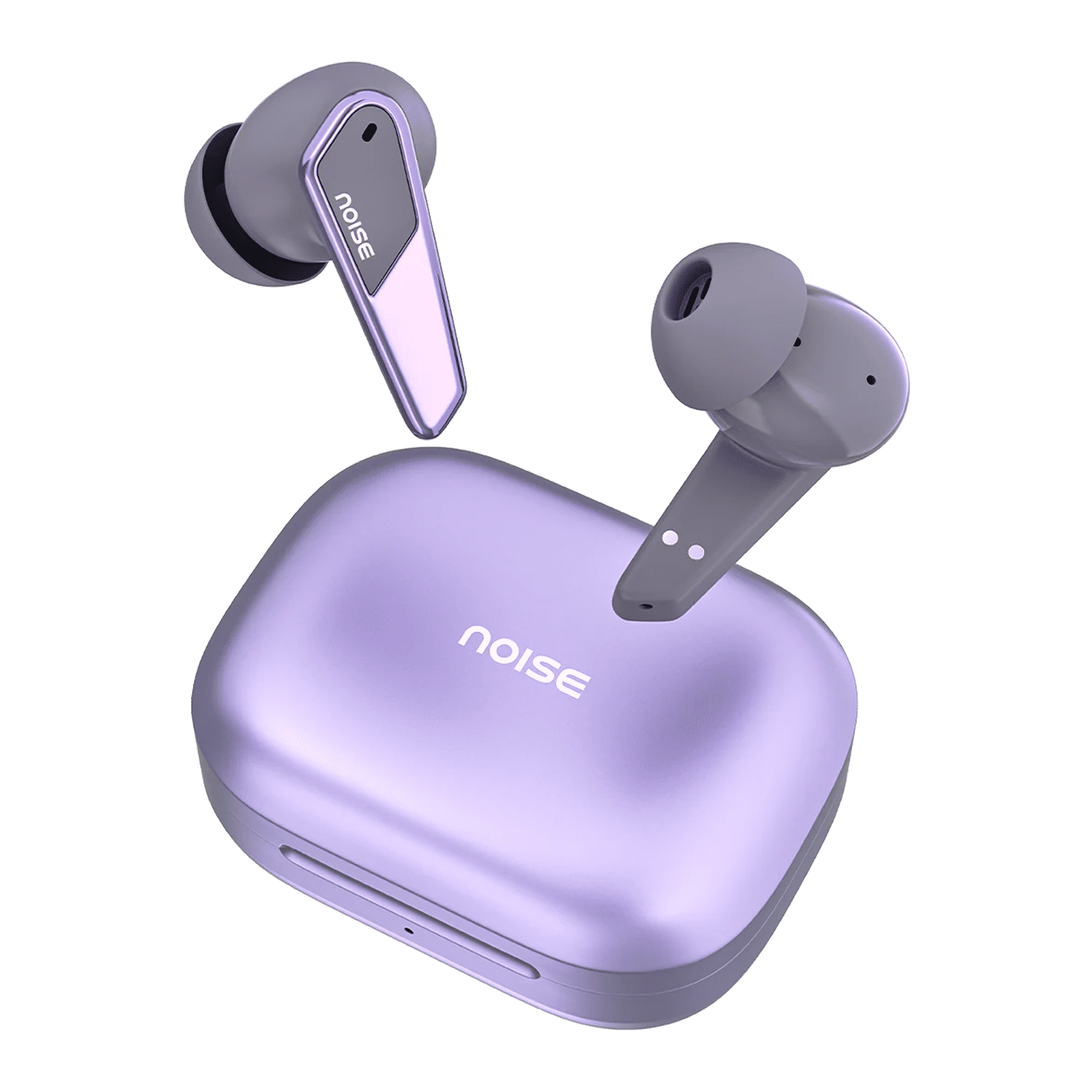 Noise Buds N1 Pro AUDHDPHNBUDSN1PRPL TWS Earbuds with Active Noise Cancellation (IPX5 Water Resistant, Instacharge, Chrome Purple)