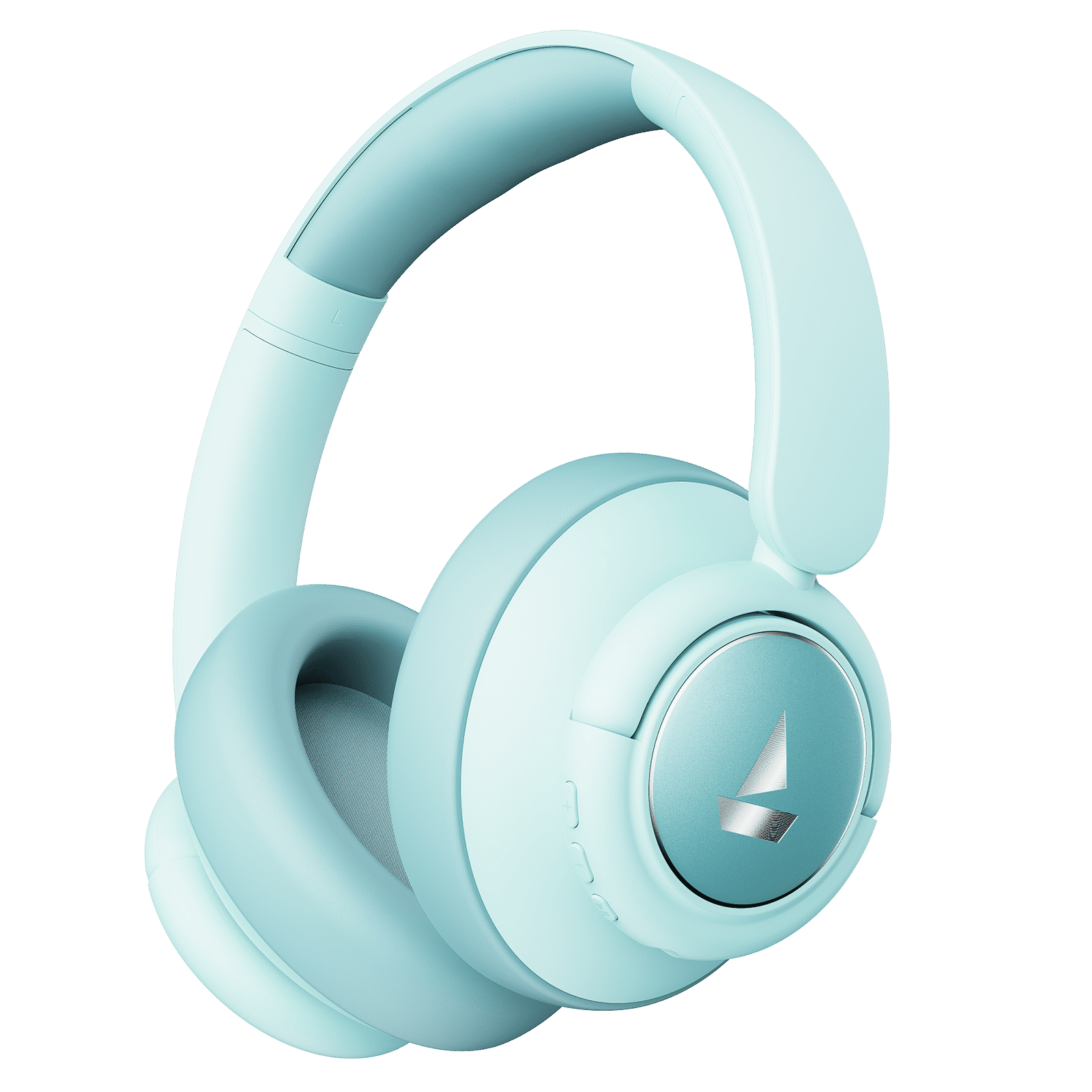 boAt Rockerz Plus 450 PA0056 Bluetooth Headphone with Mic (Hybrid Active Noise Cancellation, Over Ear, Aqua Blue)