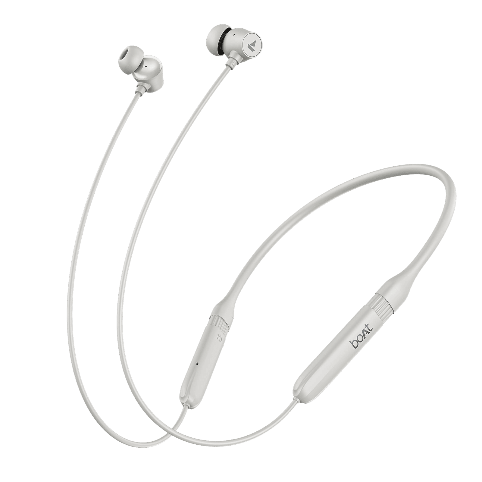boAt Rockerz Zen PP0057 Neckband with Active Noise Cancellation (IPX5 Splash & Sweat Resistance, 40 Hours Total Playtime, Ivory White)