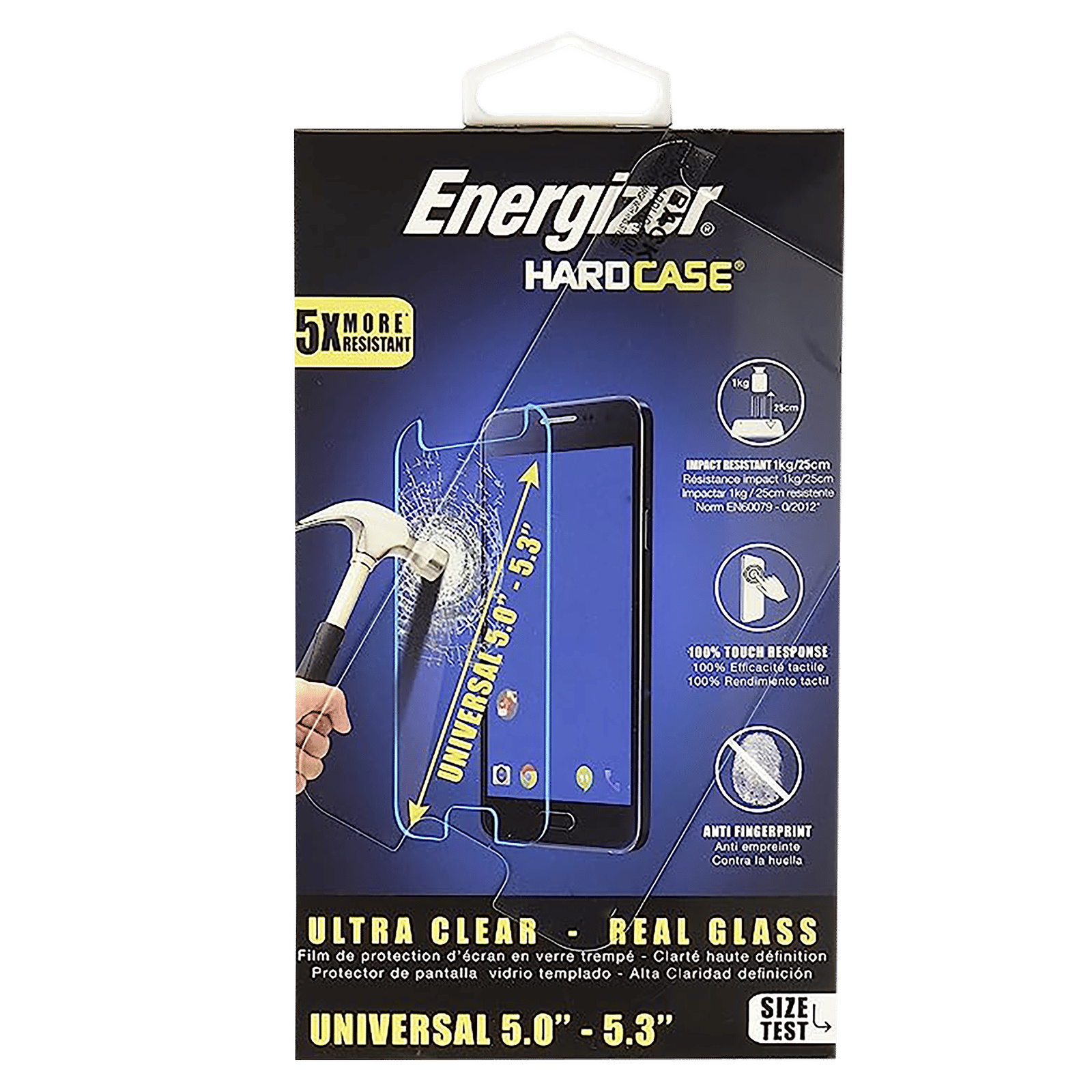 Energizer Universal Tempered Glass (9H Hardness)