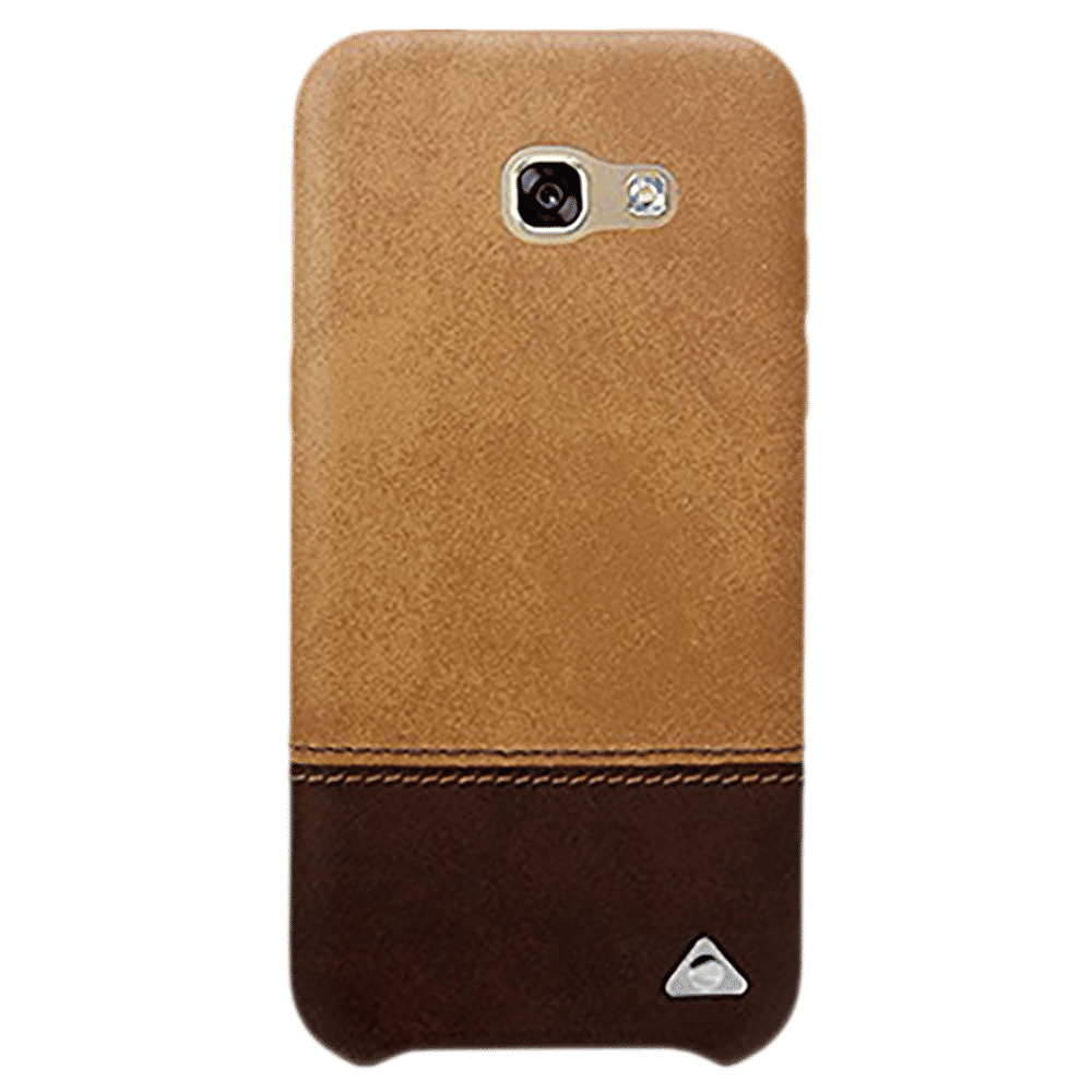 stuffcool Vogue Hard Faux Leather Back Cover for SAMSUNG Galaxy A5 (Soft Inner Lining, Dark Brown & Light Brown)