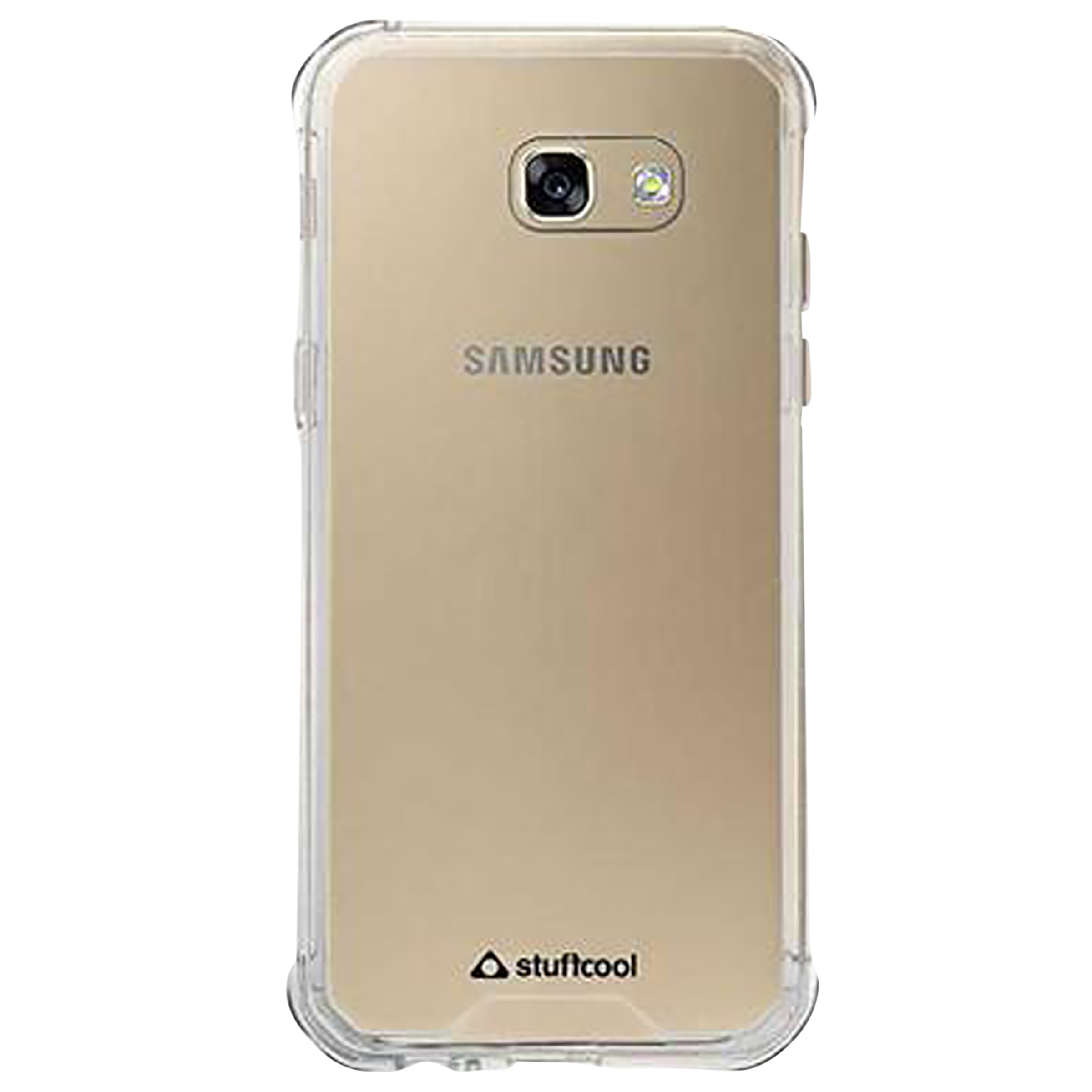 stuffcool Aero Hard & Soft Polycarbonate Back Cover for SAMSUNG Galaxy A5 (Scratch Resistant, Clear)