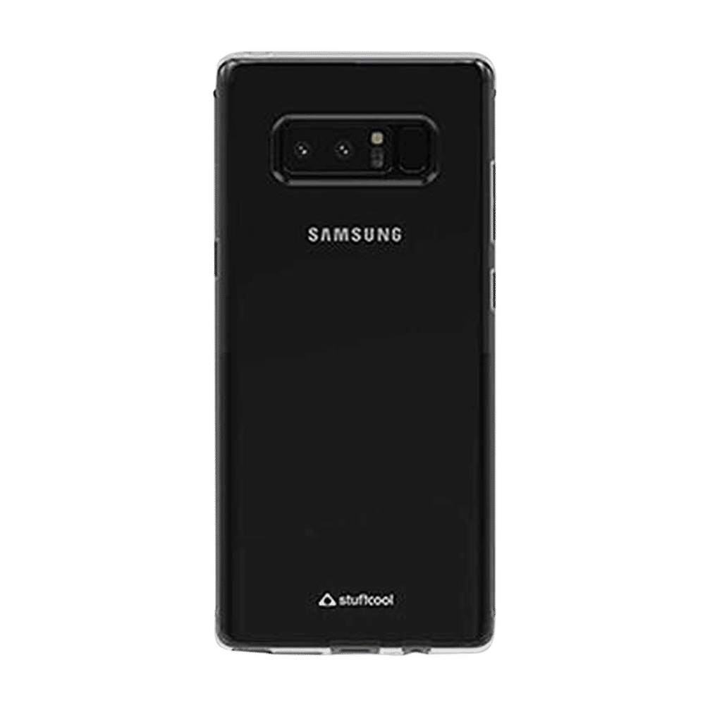 stuffcool Pure Soft Silicon Rubber Back Cover for SAMSUNG Galaxy Note 8 (Scratch Proof, Transparent)