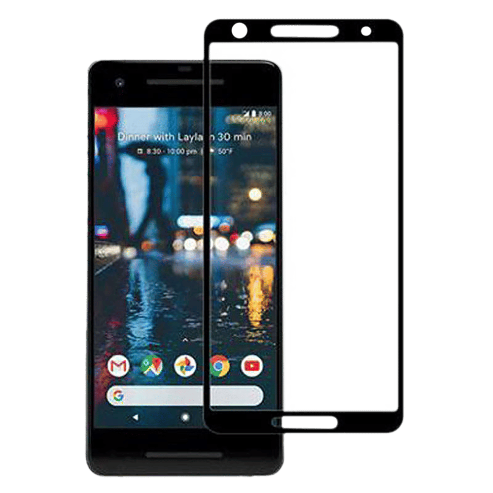 stuffcool MGGP3DGPIXEL2 3D Curved Tempered Glass for Google Pixel 2 (Bubble Free Installation)