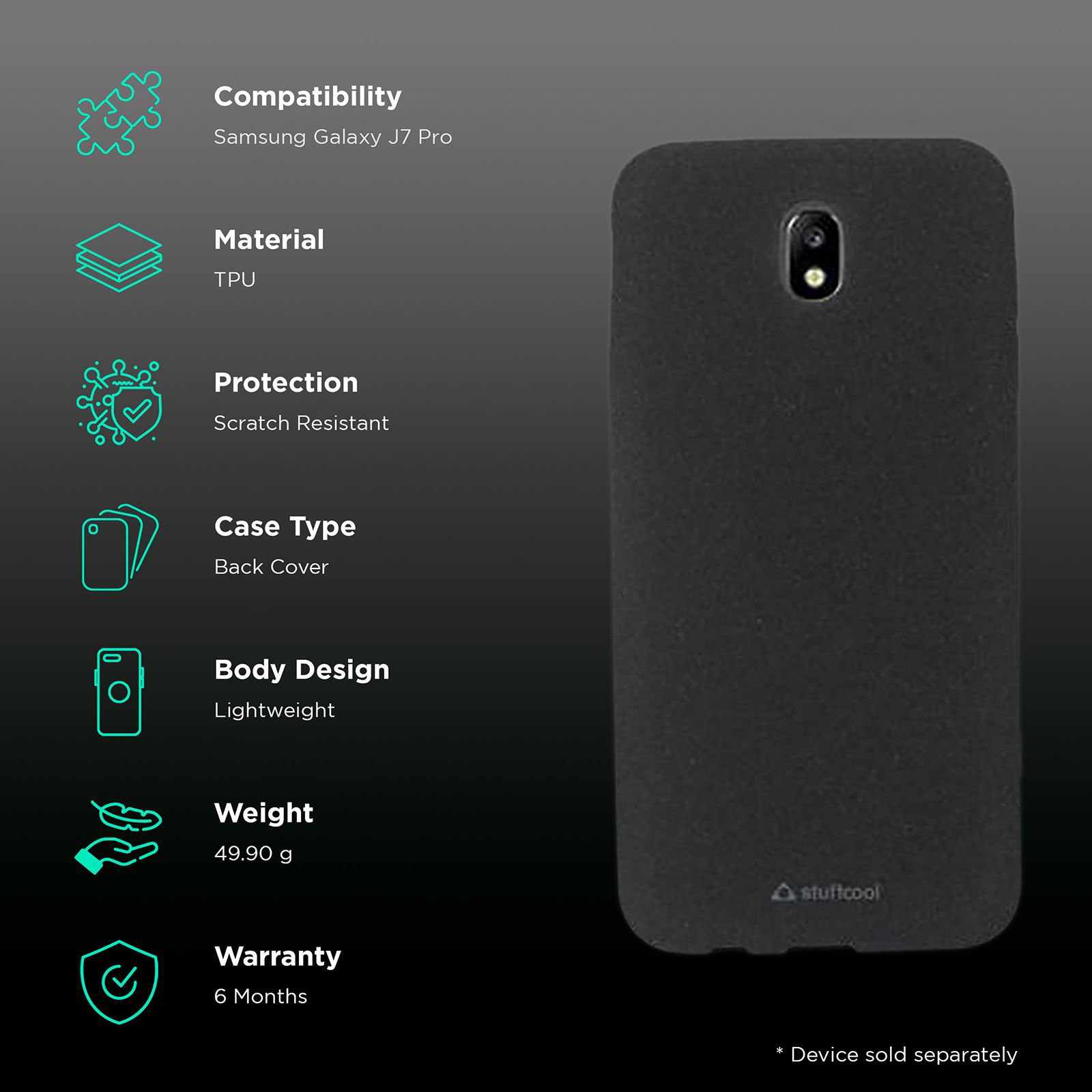 Silicone Case Samsung J7 Pro Cover Original Buy Stuffcool Sable