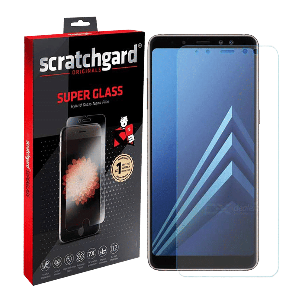 scratchgard TGS Tempered Glass for Samsung Galaxy A8 Plus (Full Touch Sensitivity)