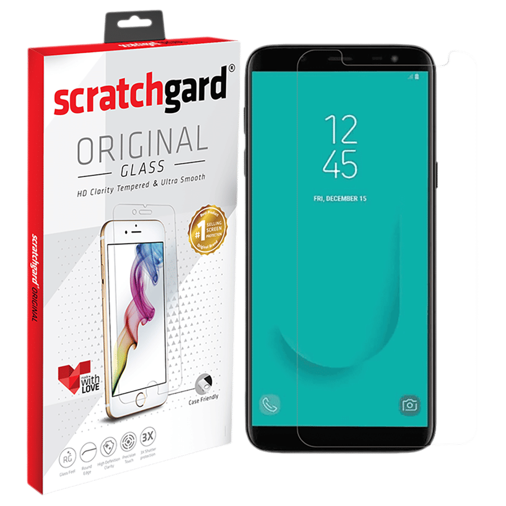 scratchgard Screen Protector For Samsung Galaxy J6 (Fingerprint Resistant)