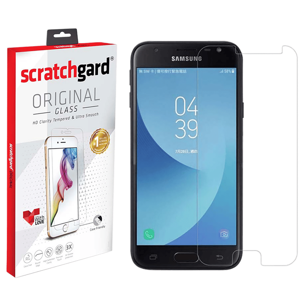 scratchgard TGS Tempered Glass for Samsung Galaxy J4 Plus (Full Touch Sensitivity)
