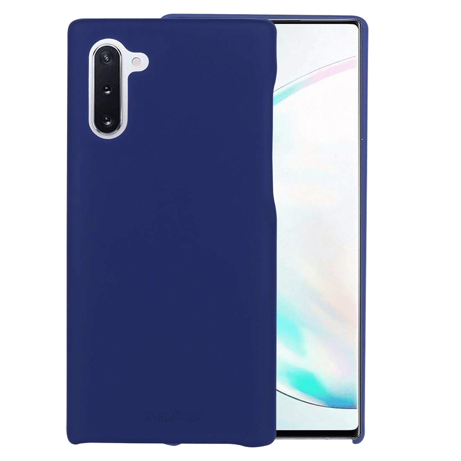 stuffcool Uni Faux Leather Back Cover for SAMSUNG Galaxy Note 10 (Scratch Resistant, Blue)