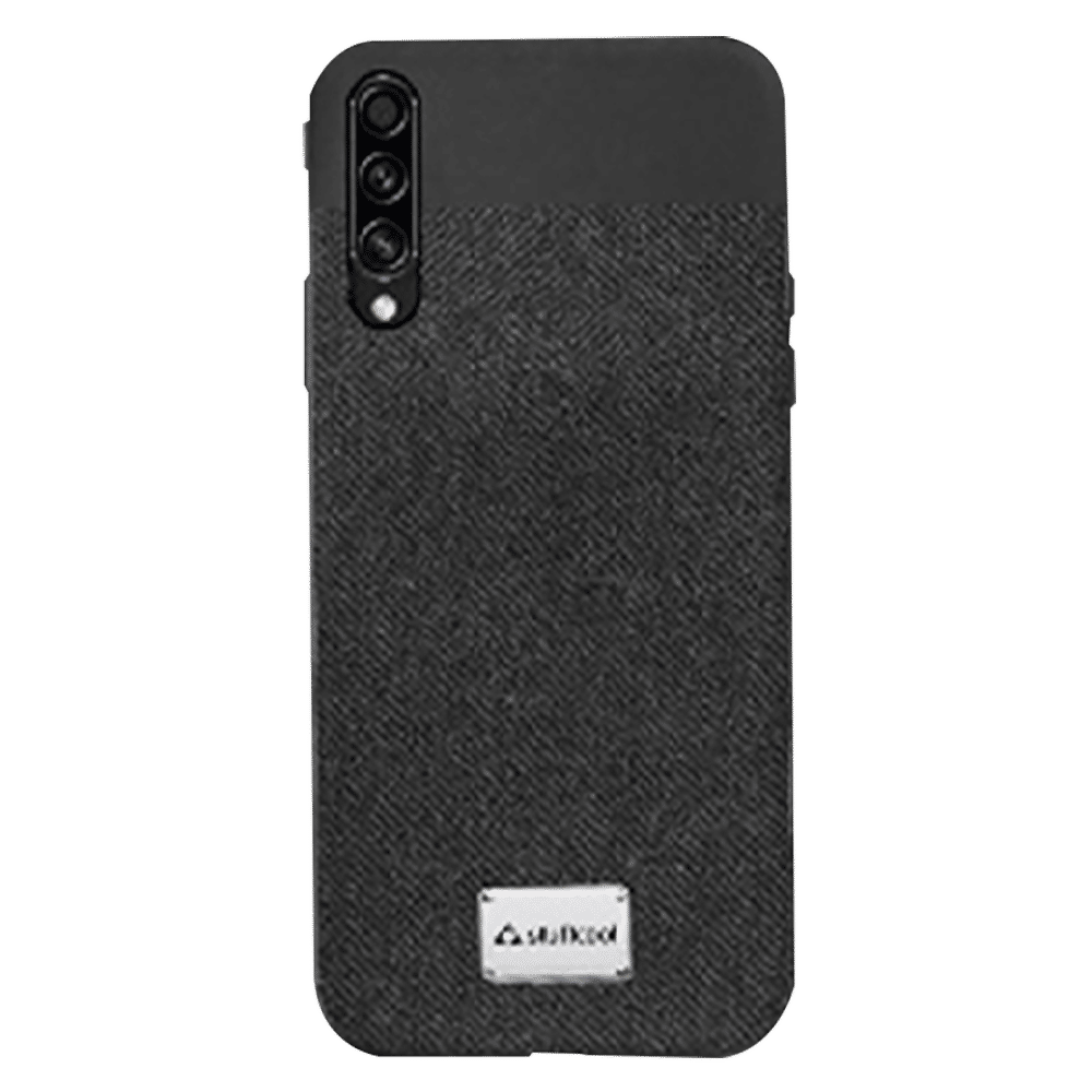 stuffcool BONSGA30S Leather Back Cover for Samsung Galaxy A30s (Camera Protection, Black)