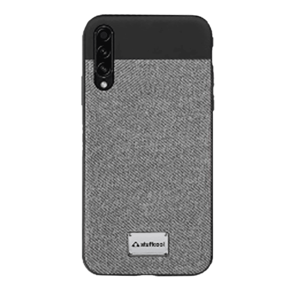 stuffcool Bon Leather Back Cover for SAMSUNG Galaxy A30s (Shock & Scratch Proof, Grey)