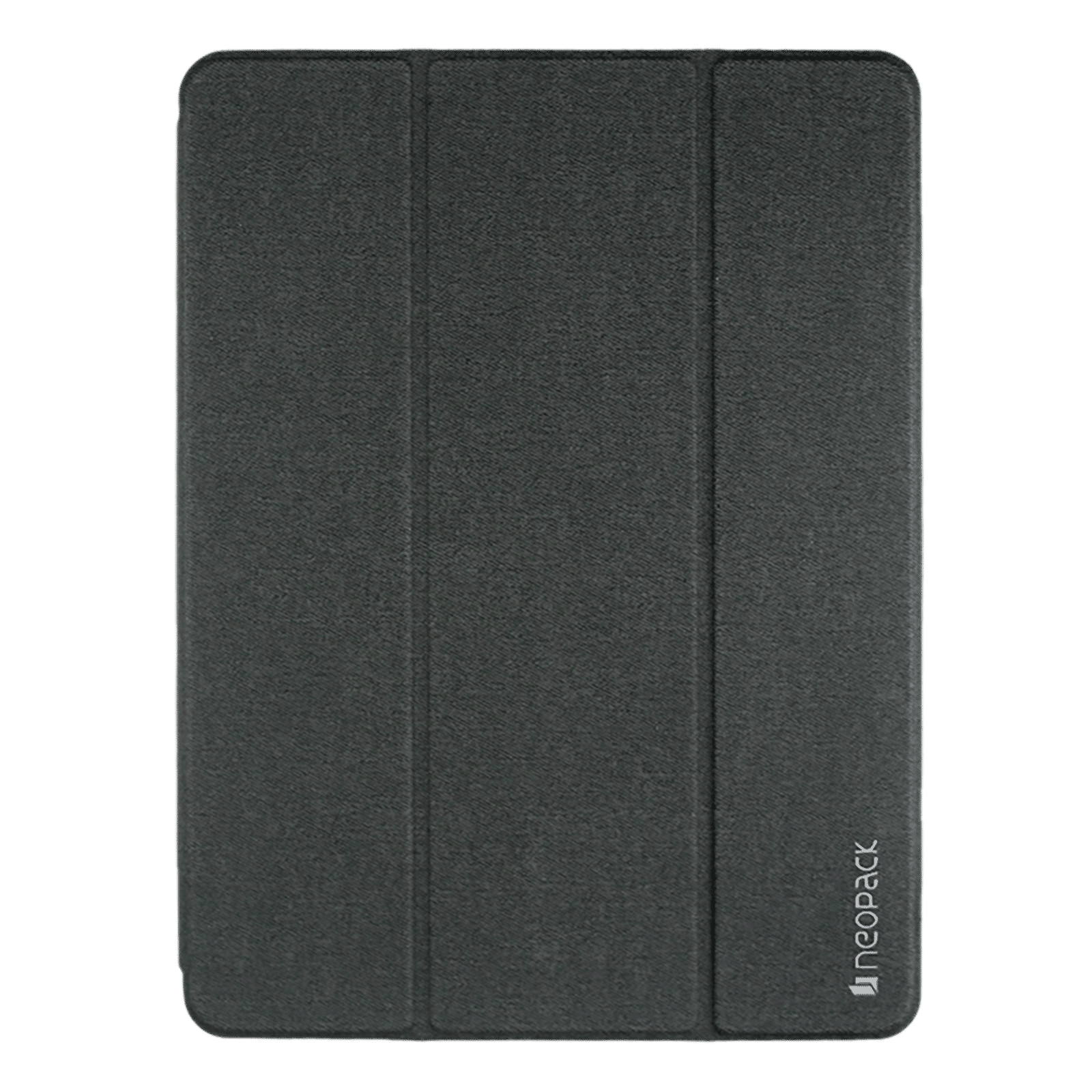 neopack Trifold Delta Polyurethane Flip Cover for Apple iPad 7th Gen 10.2 Inch (Shock Resistant, Black)