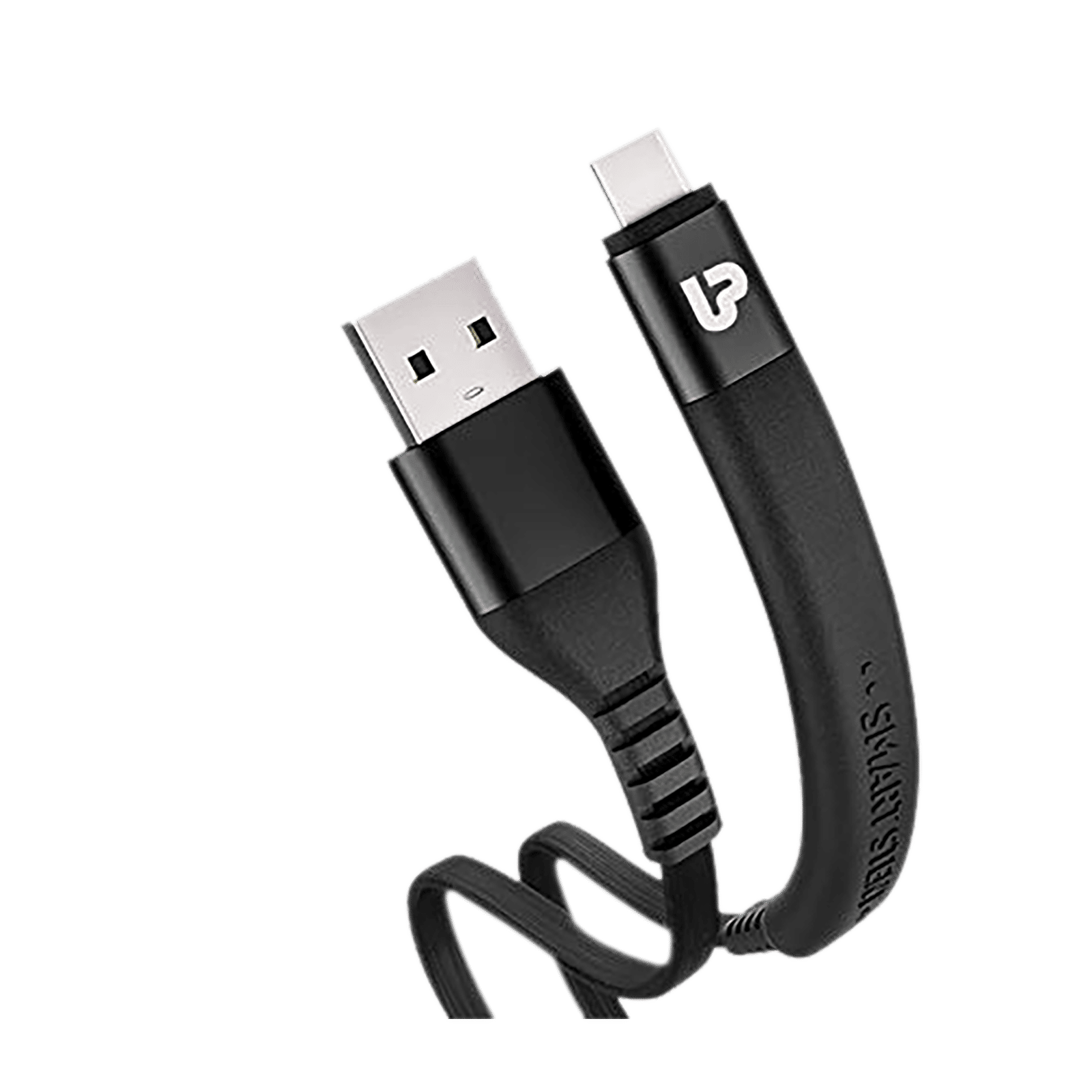 ultraprolink Flex Type A to Type C 3.9 Feet (1.2M) Cable (Tangle Free Flat Wire, Black)