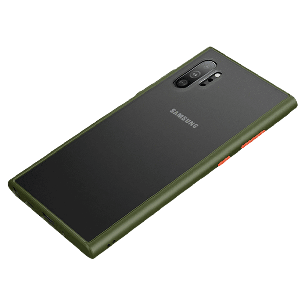 in base Duplex Soft TPU & Polycarbonate Back Cover for SAMSUNG Note 10 Lite (Military Grade Drop Protection, Black)