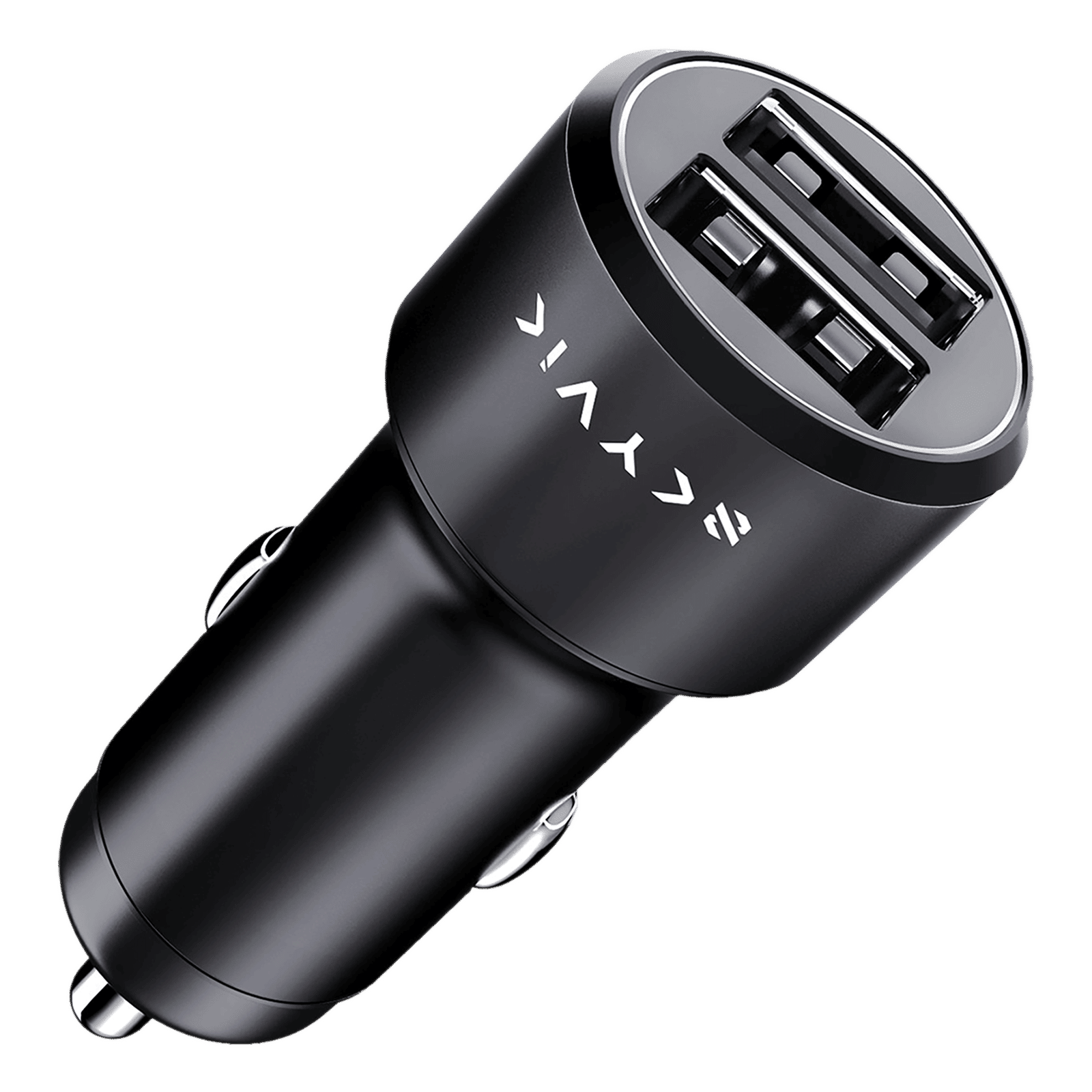 SKYVIK EMBLO Dual Fast Charging Port Q.C 3.0 Car Charger (Car, CC-FF2P, Black)