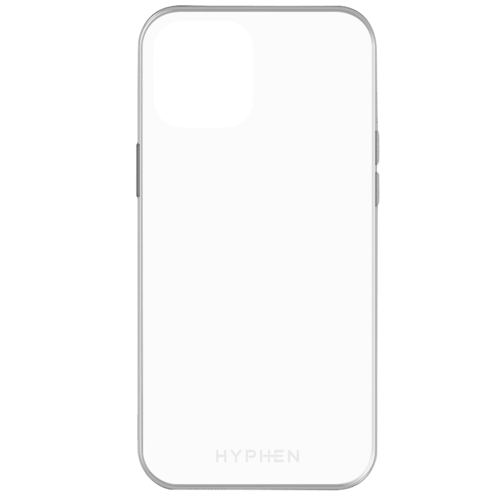 HYPHEN Aire TPU Back Cover for Apple iPhone 12 Pro Max (Wireless Charging Compatible, Clear)
