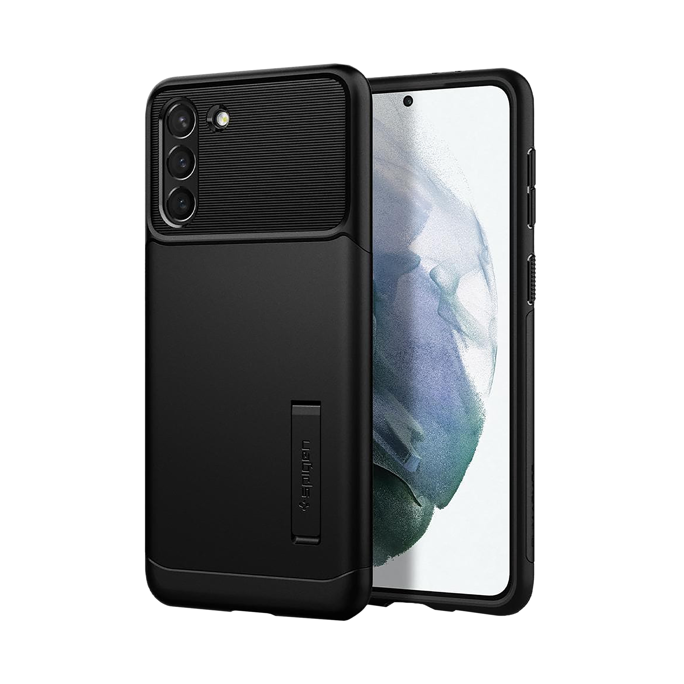 Buy spigen Slim Armor TPU Polycarbonate Back Case with Stand for