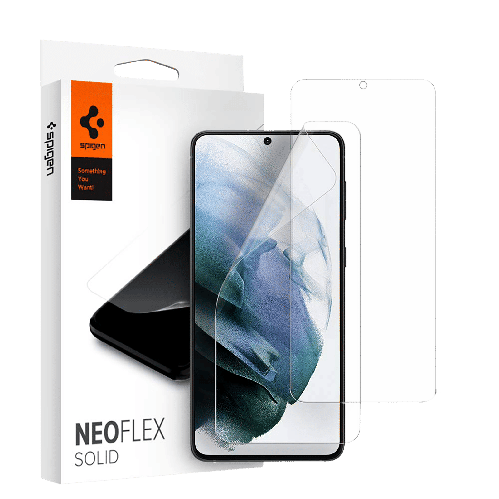 spigen Neo Flex Solid Screen Protector for SAMSUNG Galaxy S21 Plus (Undisturbed Touch Response)