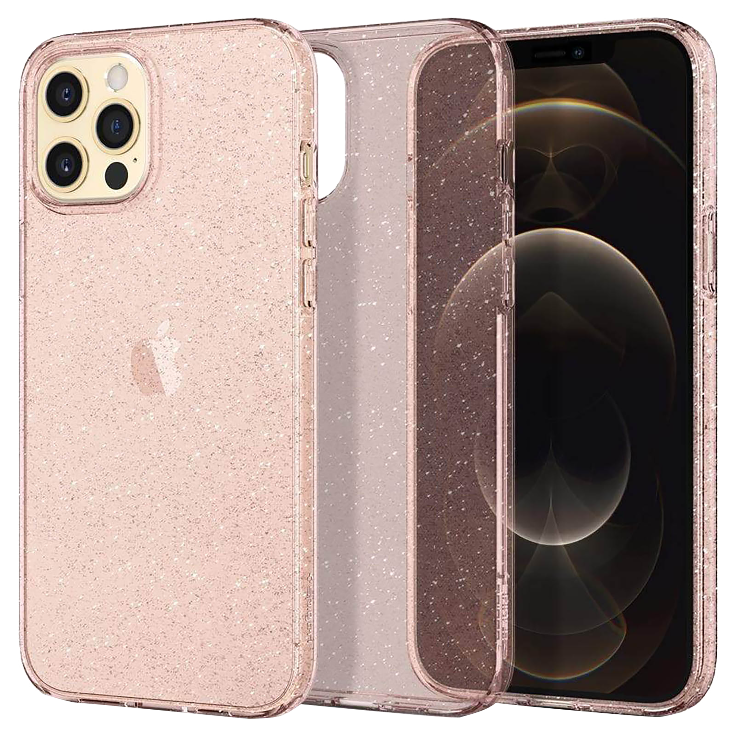 Buy spigen Liquid Crystal Glitter TPU Back Cover for Apple iPhone
