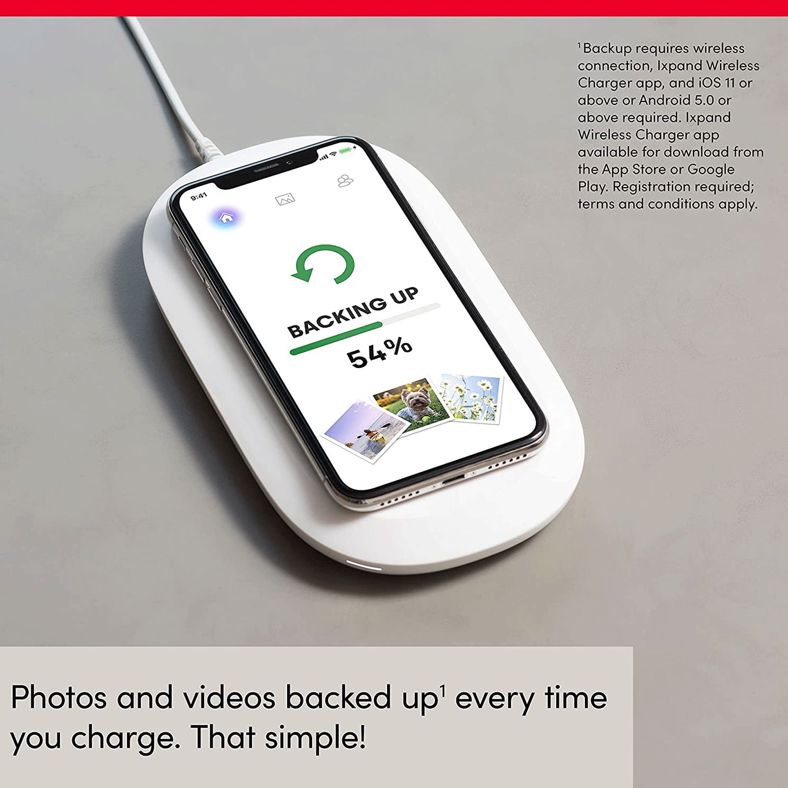 SanDisk Ixpand 10W Wireless Charger for iPhone 8, X, XS, SE (2020), 11,  12/SAMSUNG Galaxy S7, S8, S9, S10, S20, S20 FE, S21, Note 8, 10, 20/One  Plus