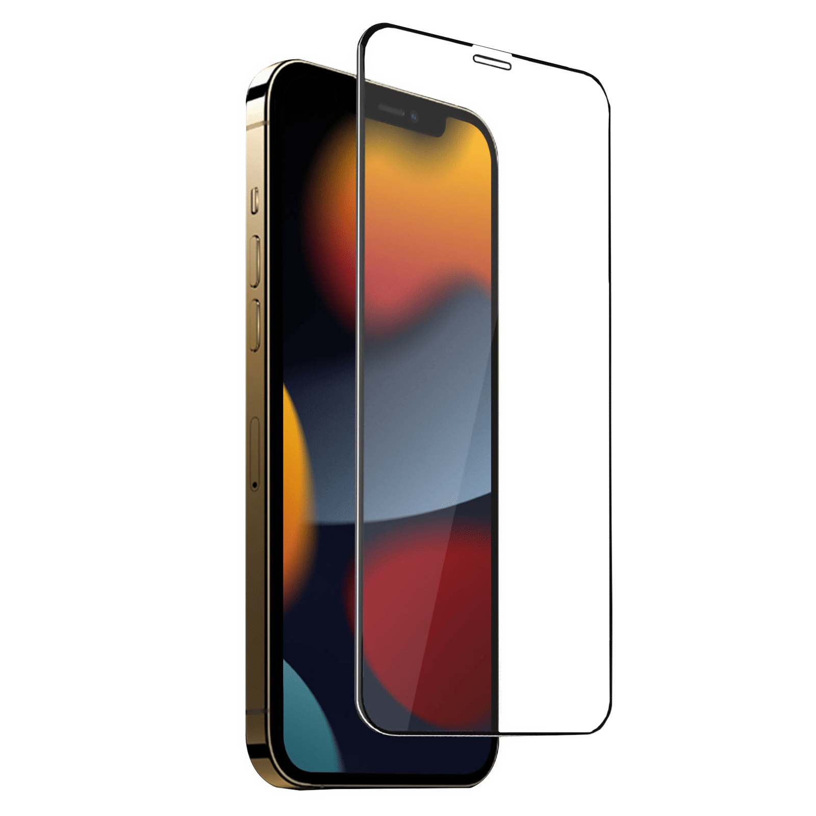 HYPHEN DEFENDR Tempered Glass for Apple iPhone 13 Pro Max (Scratch Protection)