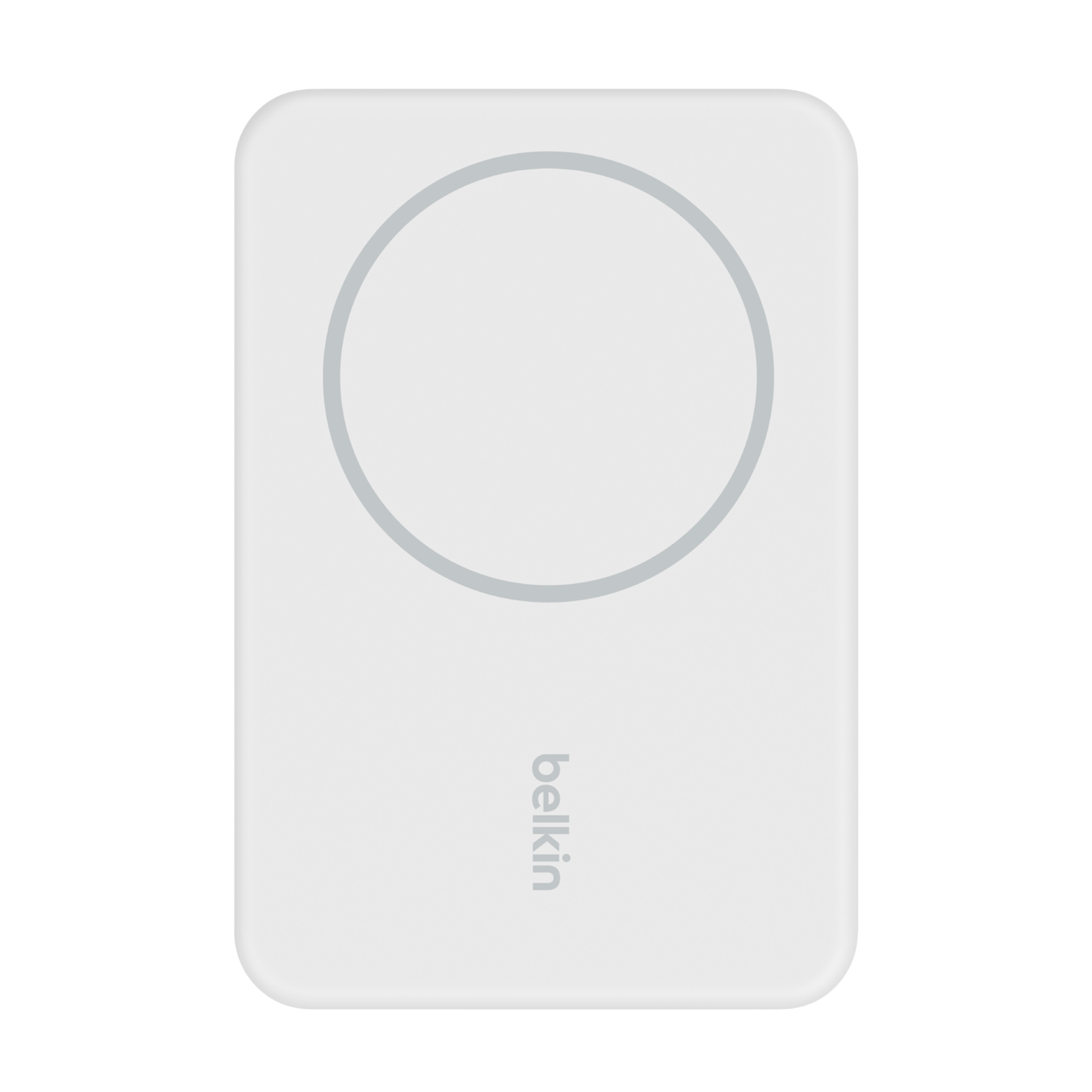 belkin BoostCharge 5000 mAh 10W Fast Charging Power Bank (1 Type C Port, Wireless Charging, White)