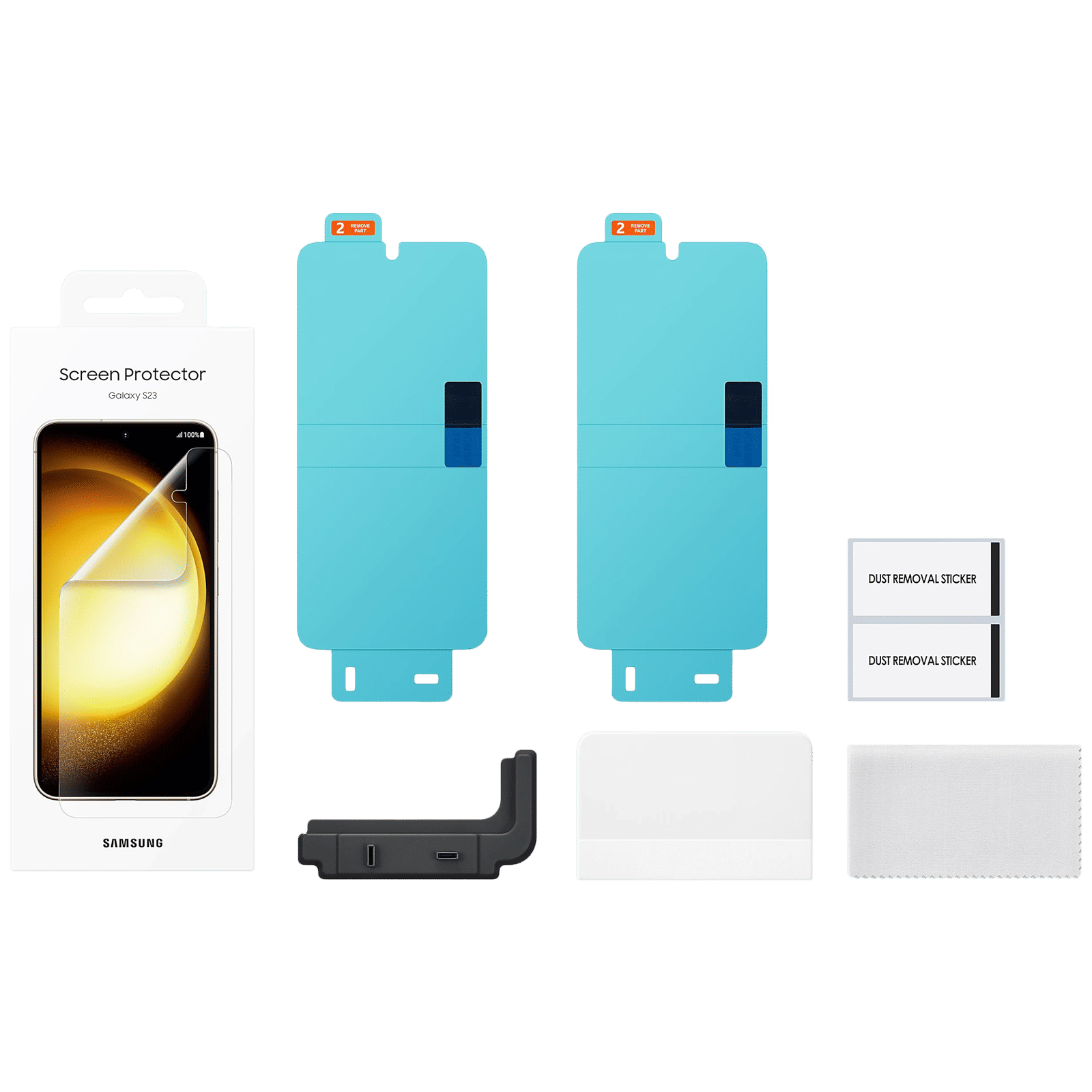 SAMSUNG Screen Protector for Galaxy S23 (Smudge Resistant, Transparent)