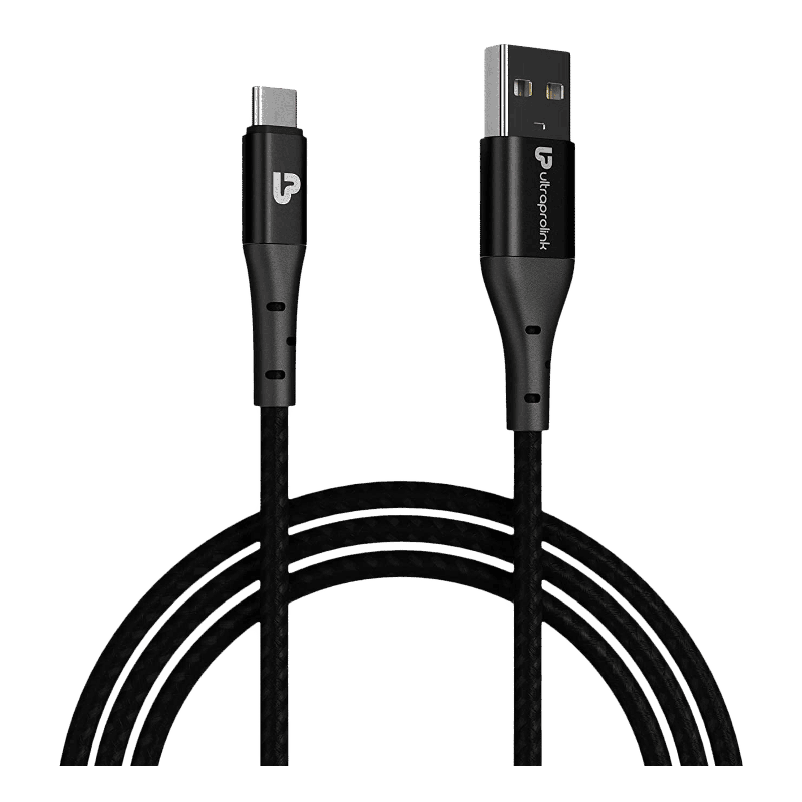 ultraprolink Type-A to Type-C, 4.9 feet (1.5m) Cable (Tangle-free Design, Black)
