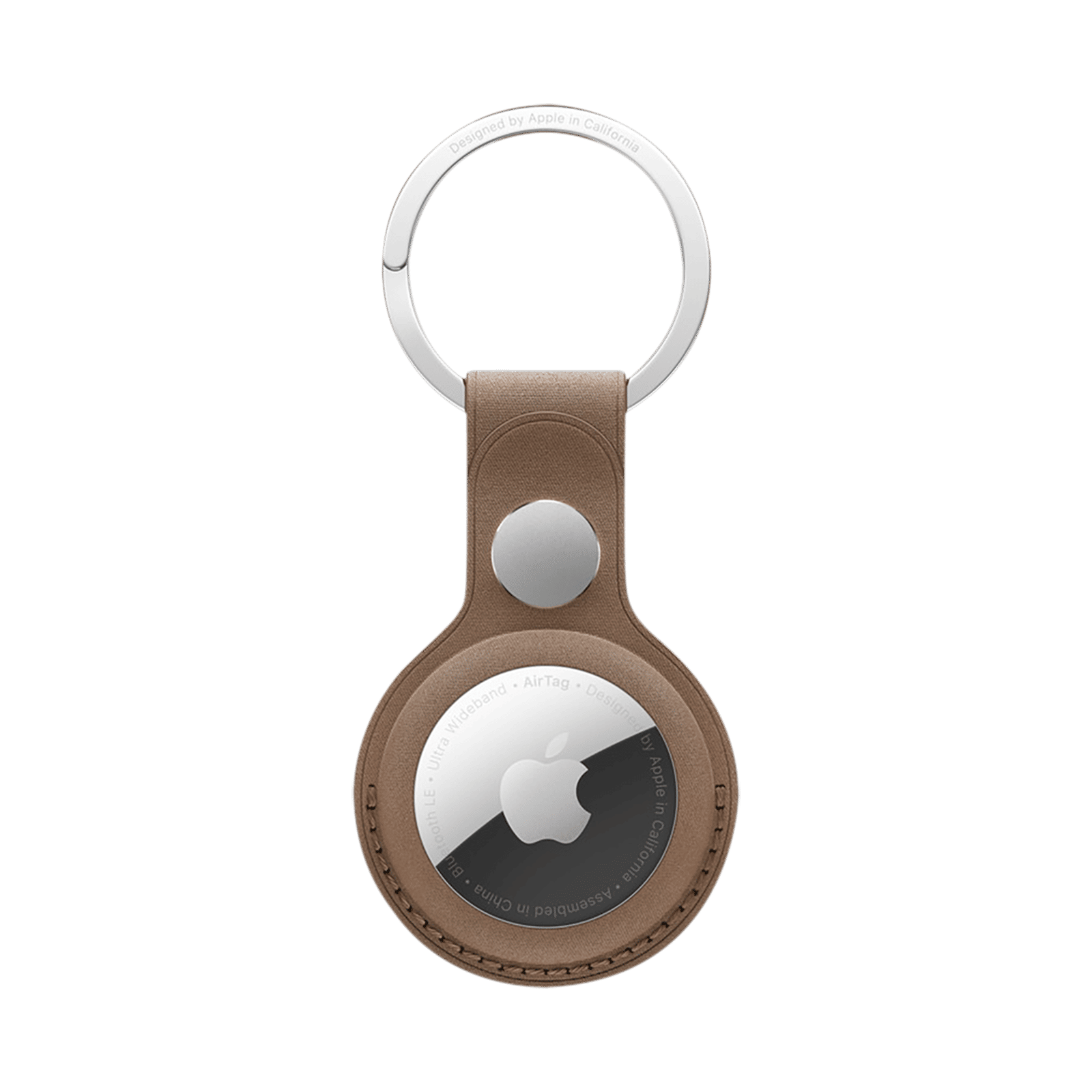 Apple AirTag Key Ring (Snug Fit, MT2L3ZM/A, Taupe)