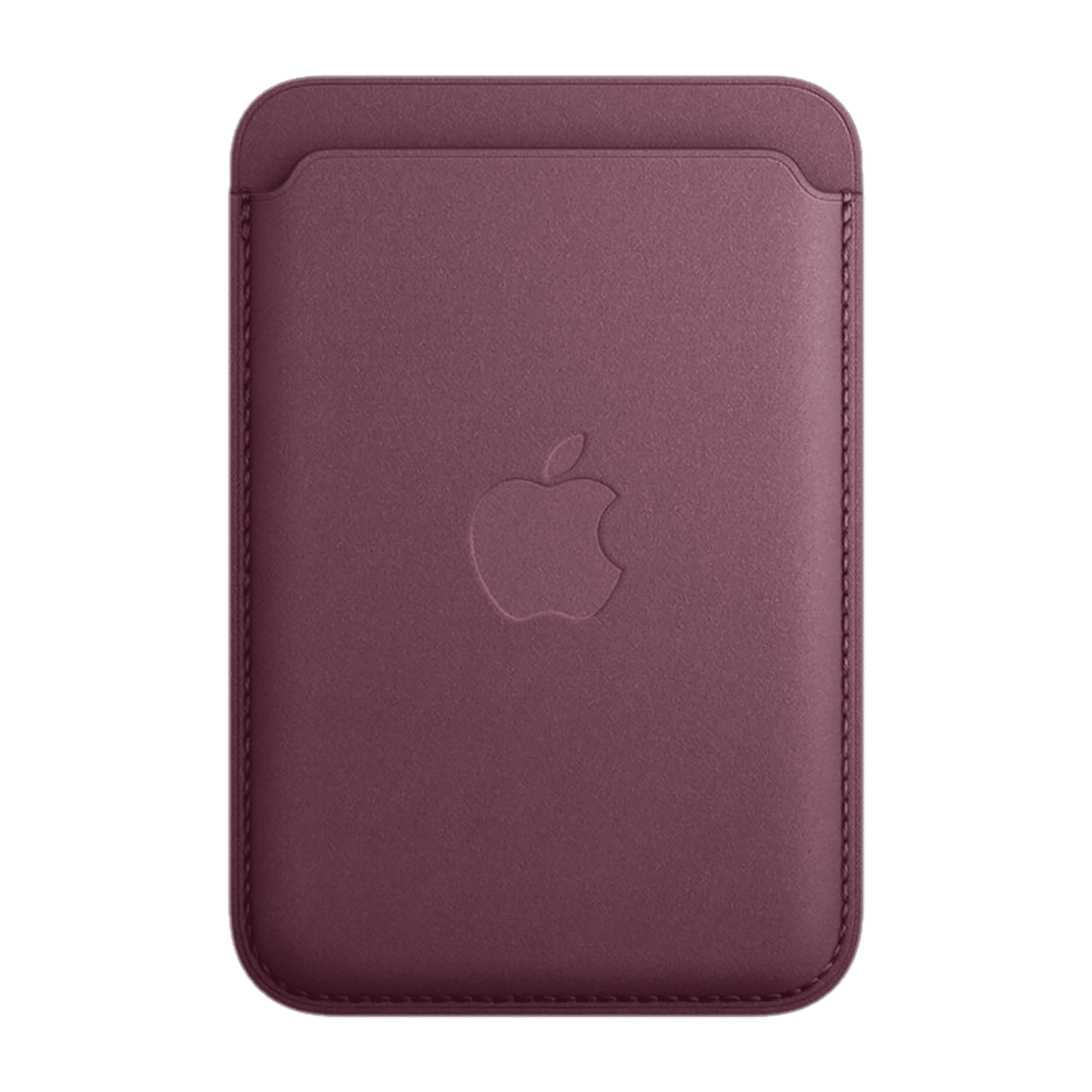 Apple Soft FineWoven Wallet for Apple iPhone 15/15 Pro Max/15/15 Plus/14 Pro/14 Pro Max/14/14 Plus/13 Pro/13 Pro Max/13 Mini/13/12 Pro/12 Pro Max/12 Mini/12 (Built-in Magnet, Mulberry)