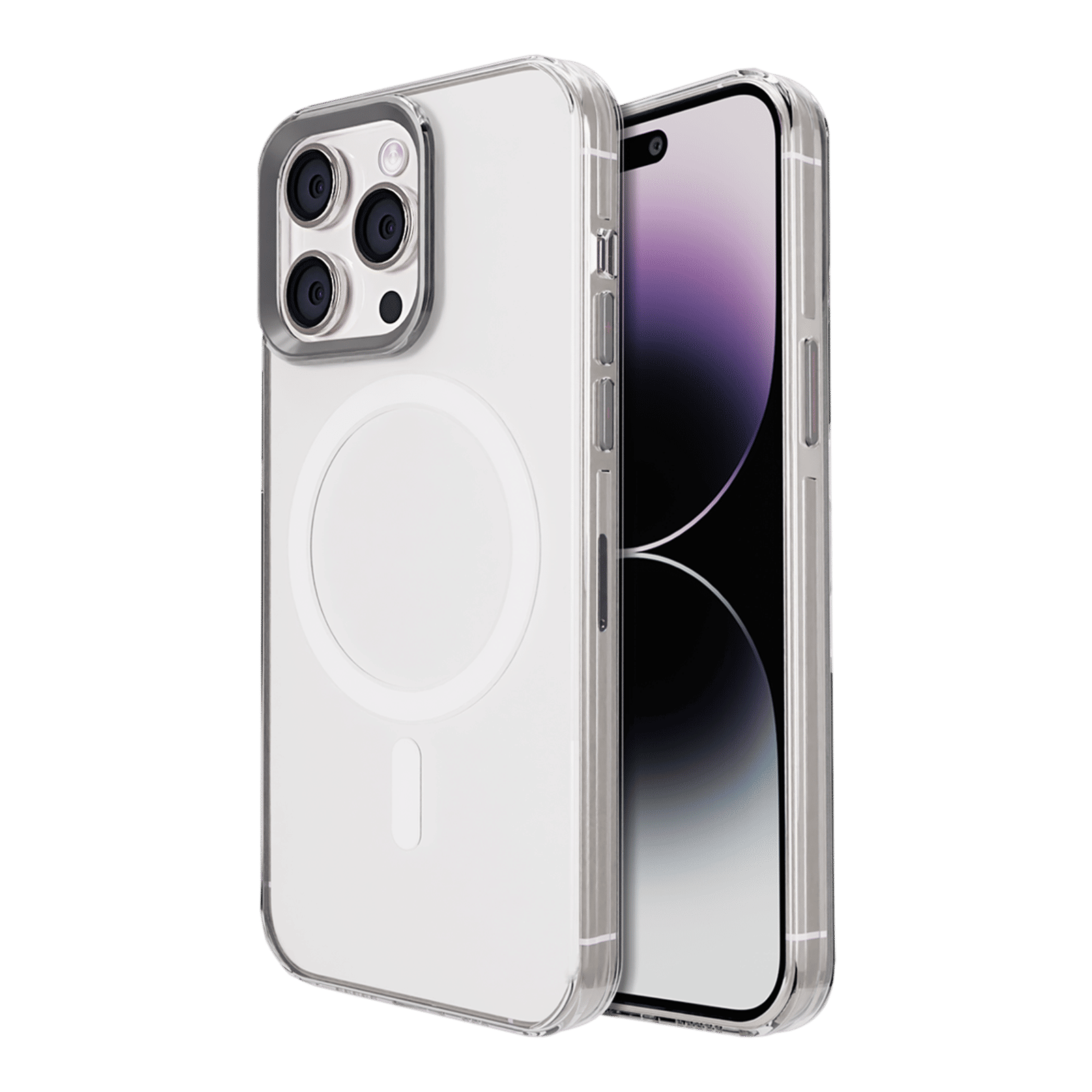 GRIPP Neo Xtreme Hard TPU & Polycarbonate Back Cover for Apple iPhone 15 Pro (MagSafe Compatible, Clear)-picture-23