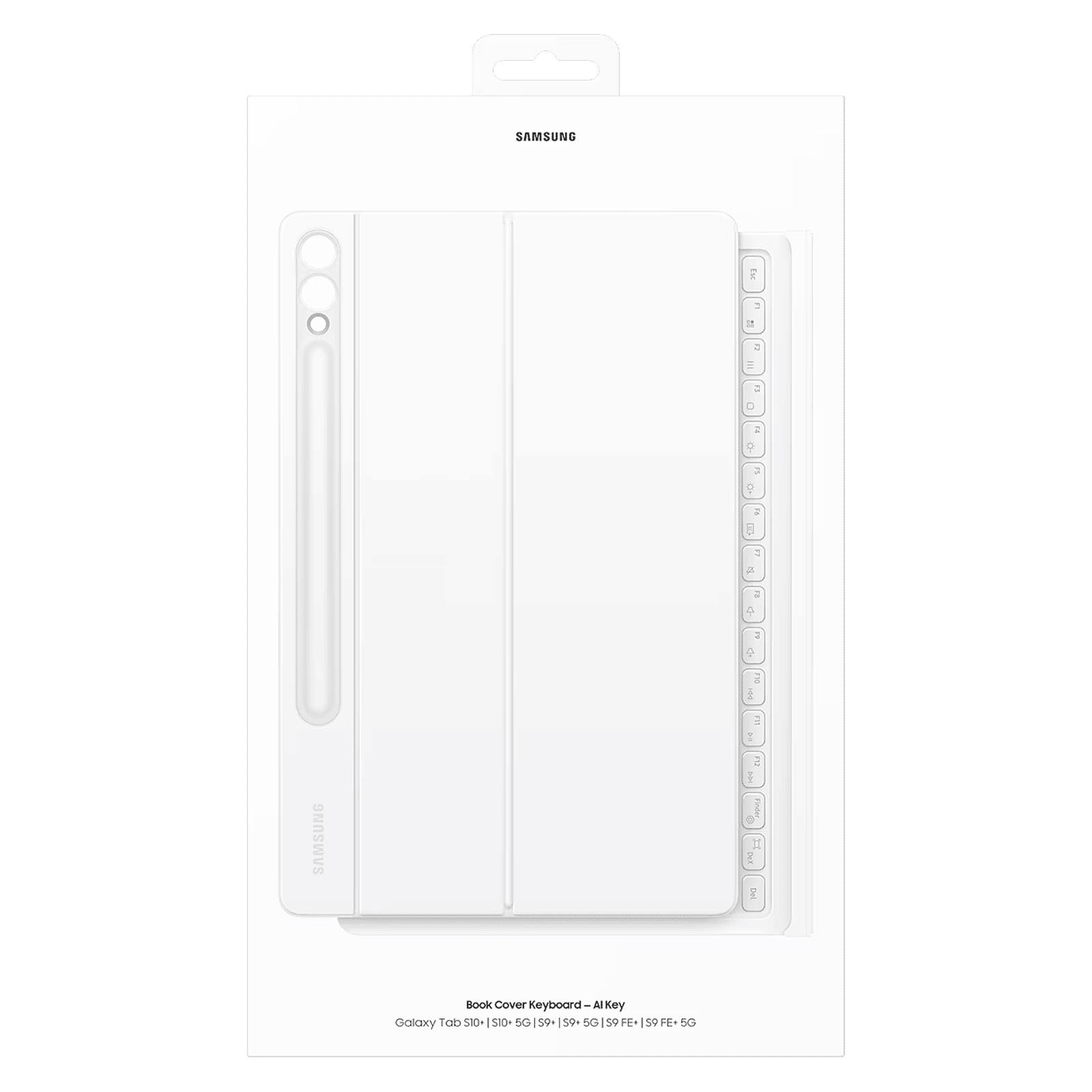Samsung Keyboard Cover_Tab S10+/ S9+/ S9FE+ (Tab S10+/ S9+/ S9FE+ Keyboard Cover - White)