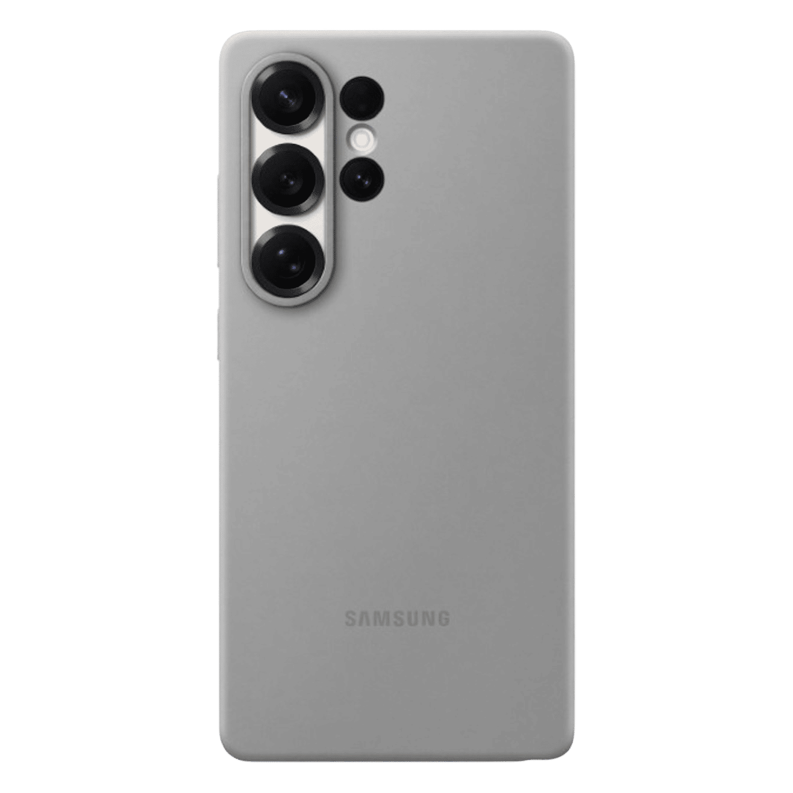 SAMSUNG Soft Silicone Back Case for SAMSUNG Galaxy S25 Ultra (Ul Certified, Gray)