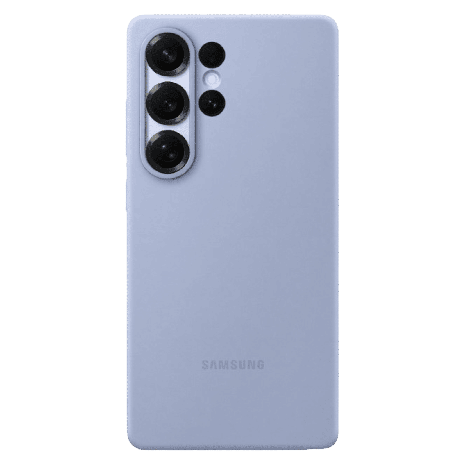 SAMSUNG Soft Silicone Back Case for SAMSUNG Galaxy S25 Ultra (Ul Certified, Light Blue)