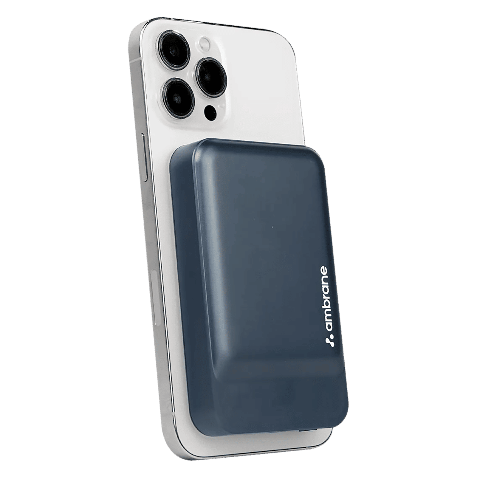 ambrane Aerosync PB 12 10000 mAh 22.5W Fast Charging Power Bank (1 Type A Port, 1 Type C Port, Rubberized Coating, Wireless Charging, Blue)