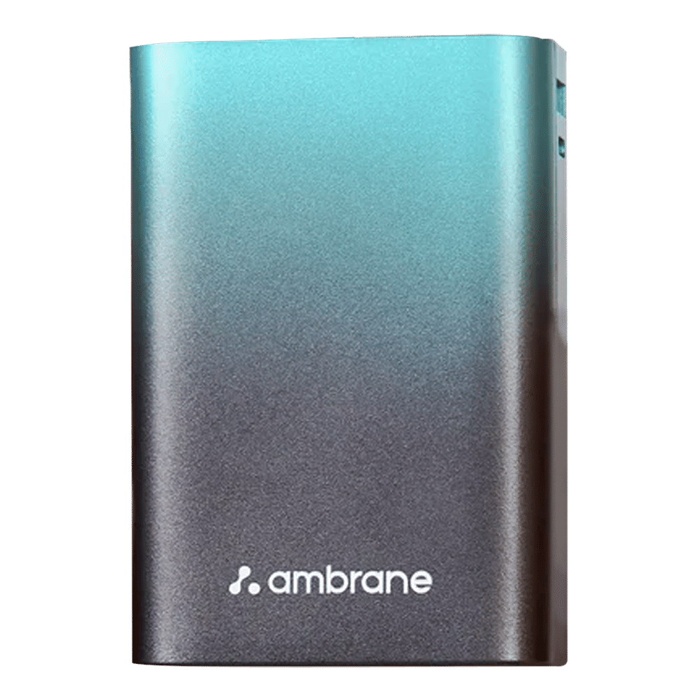 ambrane MiniCharge 20 20000 mAh 22.5W Fast Charging Power Bank (1 Type A Port, 1 Type C Port, Metallic Finish, SafeCharge Technology, Blue)