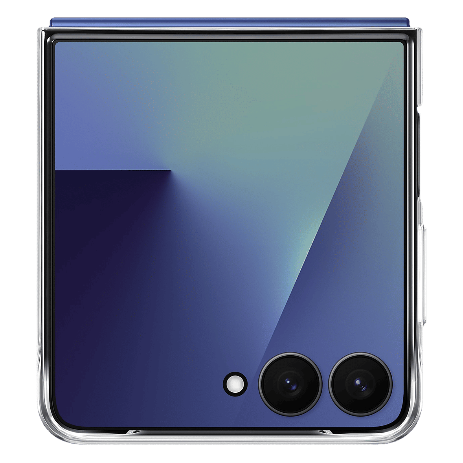 SAMSUNG Polycarbonate Back Cover for SAMSUNG Galaxy Z Flip7 (1.0mm Thin, Transparent)