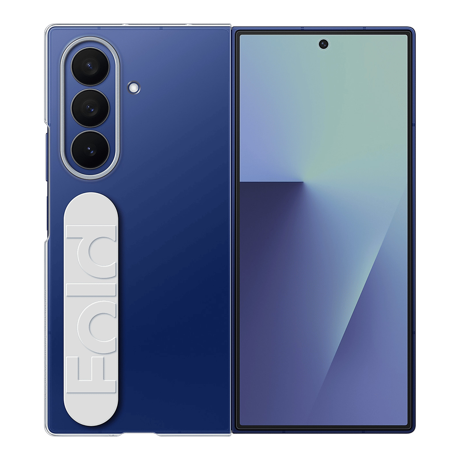 SAMSUNG Polycarbonate Back Cover for SAMSUNG Galaxy Z Fold7 (Comfortable Grip, Transparent)