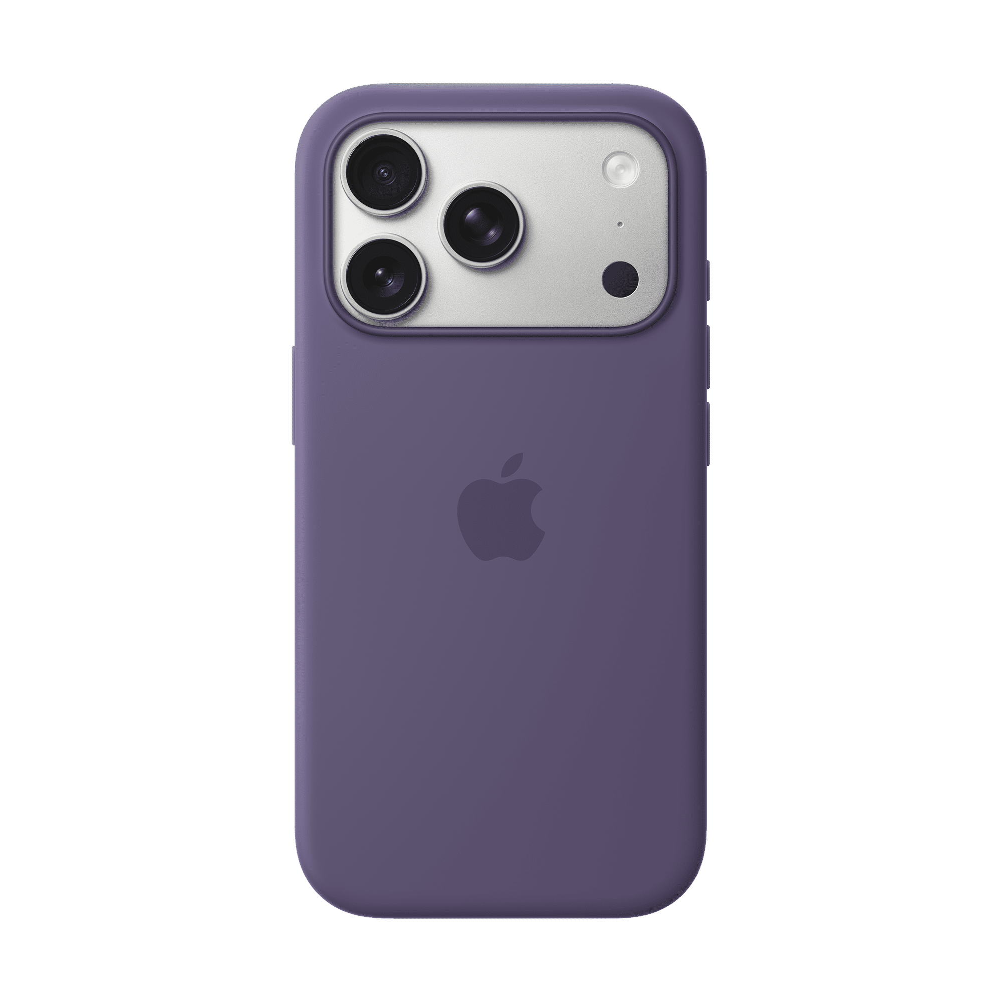 Apple Soft Silicone Back Cover for Apple iPhone 17 Pro (MagSafe Compatible, Purple Fog)-image-32