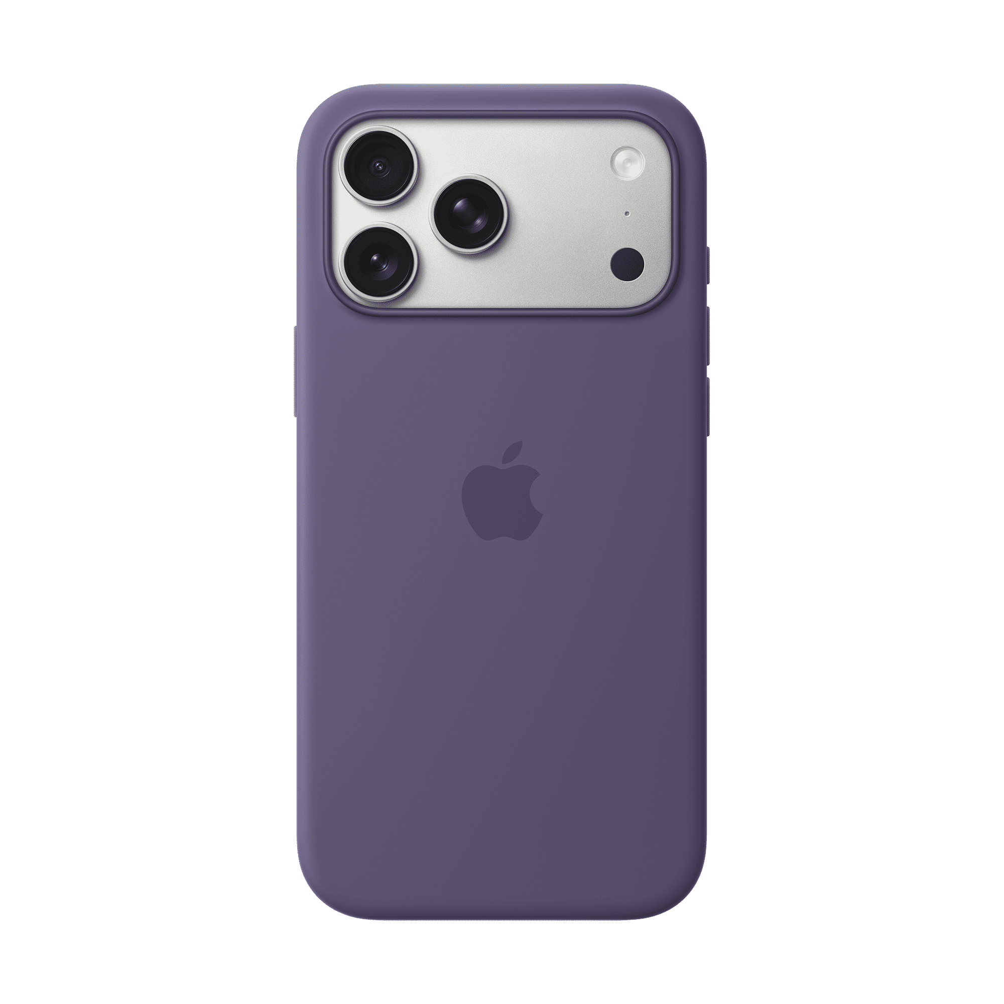Apple Soft Silicone Back Cover for Apple iPhone 17 Pro Max (MagSafe Compatible, Purple Fog)-image-44