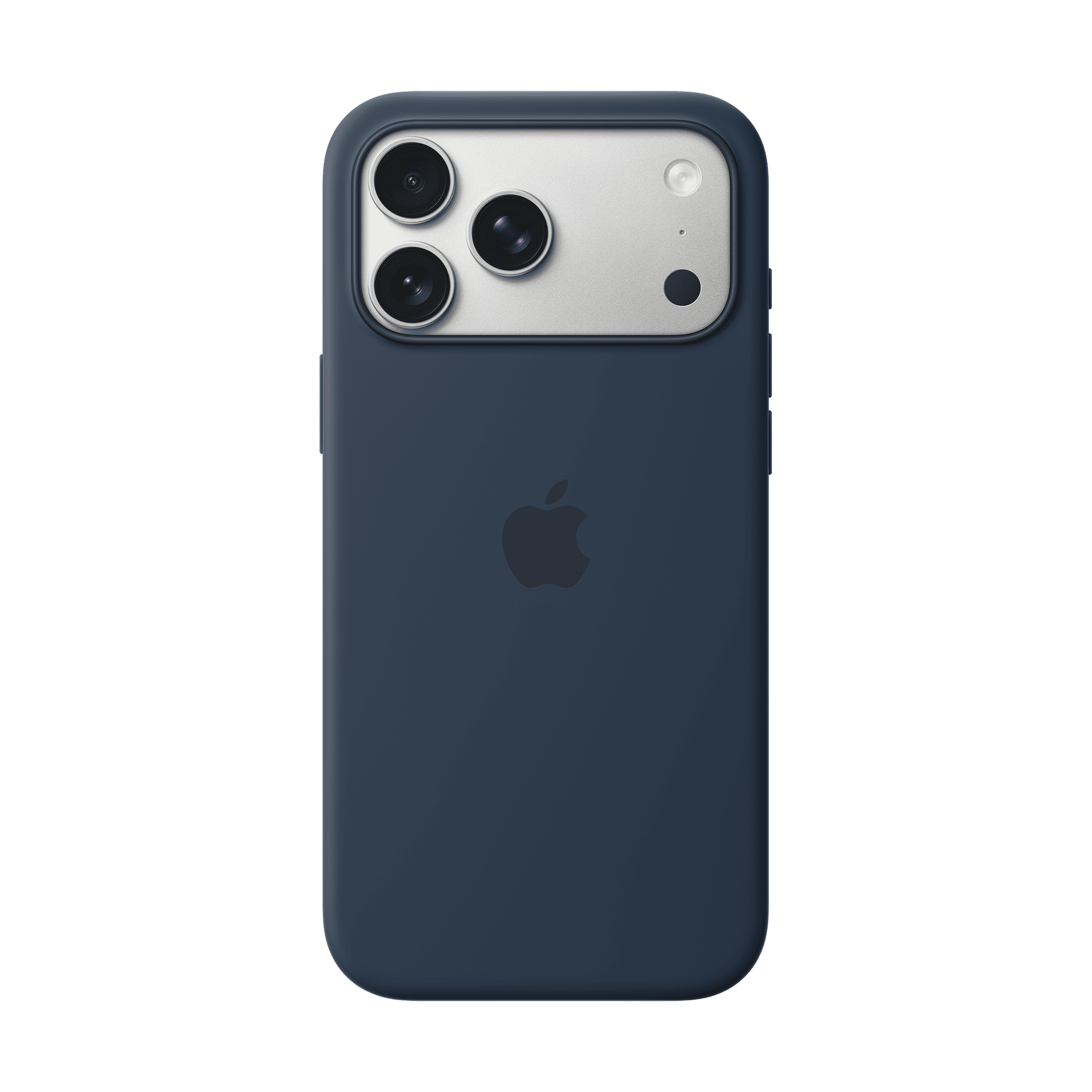Apple Soft Silicone Back Cover for Apple iPhone 17 Pro Max (MagSafe Compatible, Midnight)
