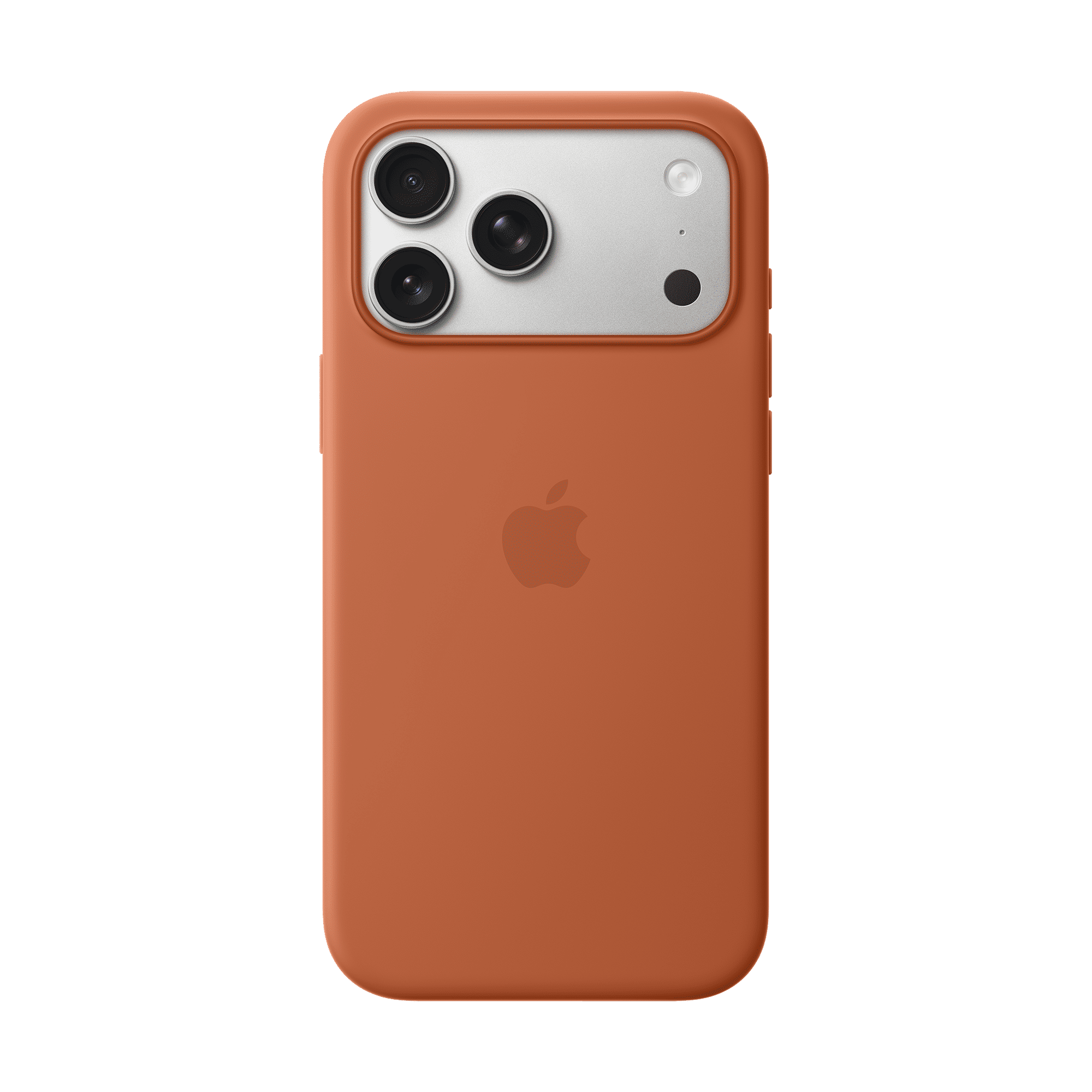 Apple Soft Silicone Back Cover for Apple iPhone 17 Pro Max (MagSafe Compatible, Terra Cotta)-image-31