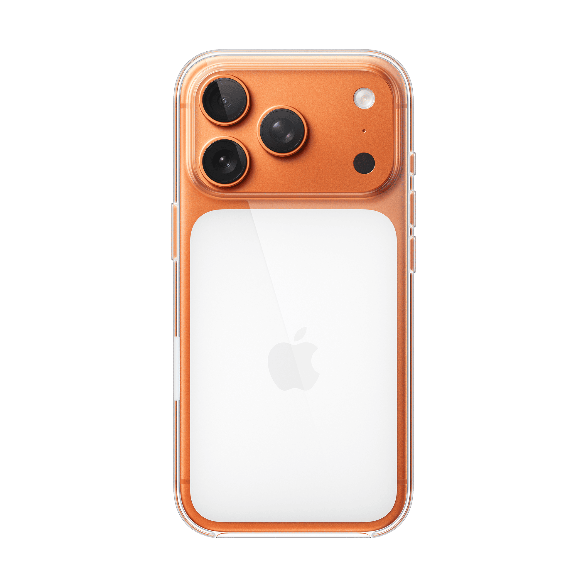 Apple Polycarbonate Back Cover for Apple iPhone 17 Pro (MagSafe Charging Support, Clear)-image-4