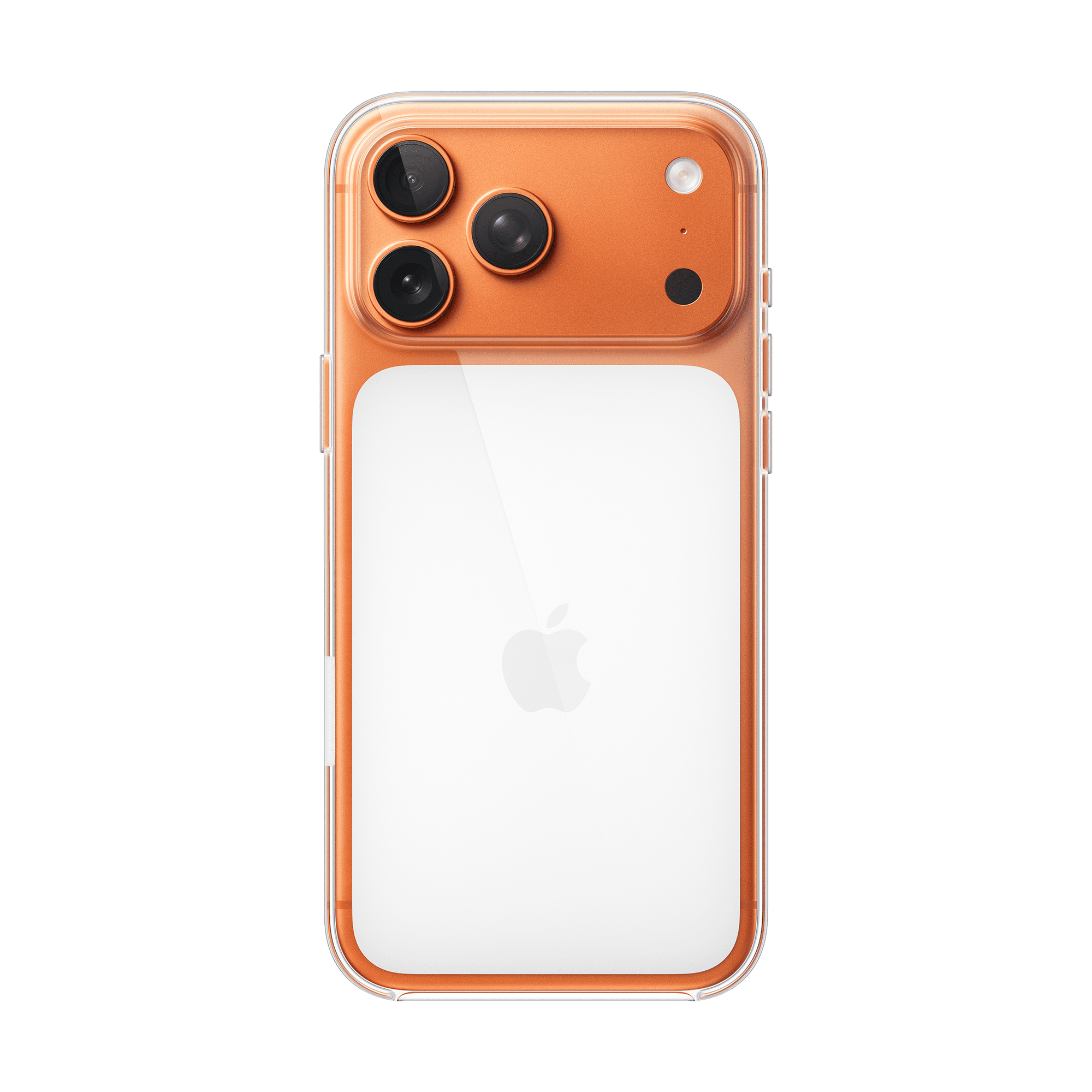 Apple Polycarbonate Back Cover for Apple iPhone 17 Pro Max (MagSafe Charging Support, Clear)-image-4